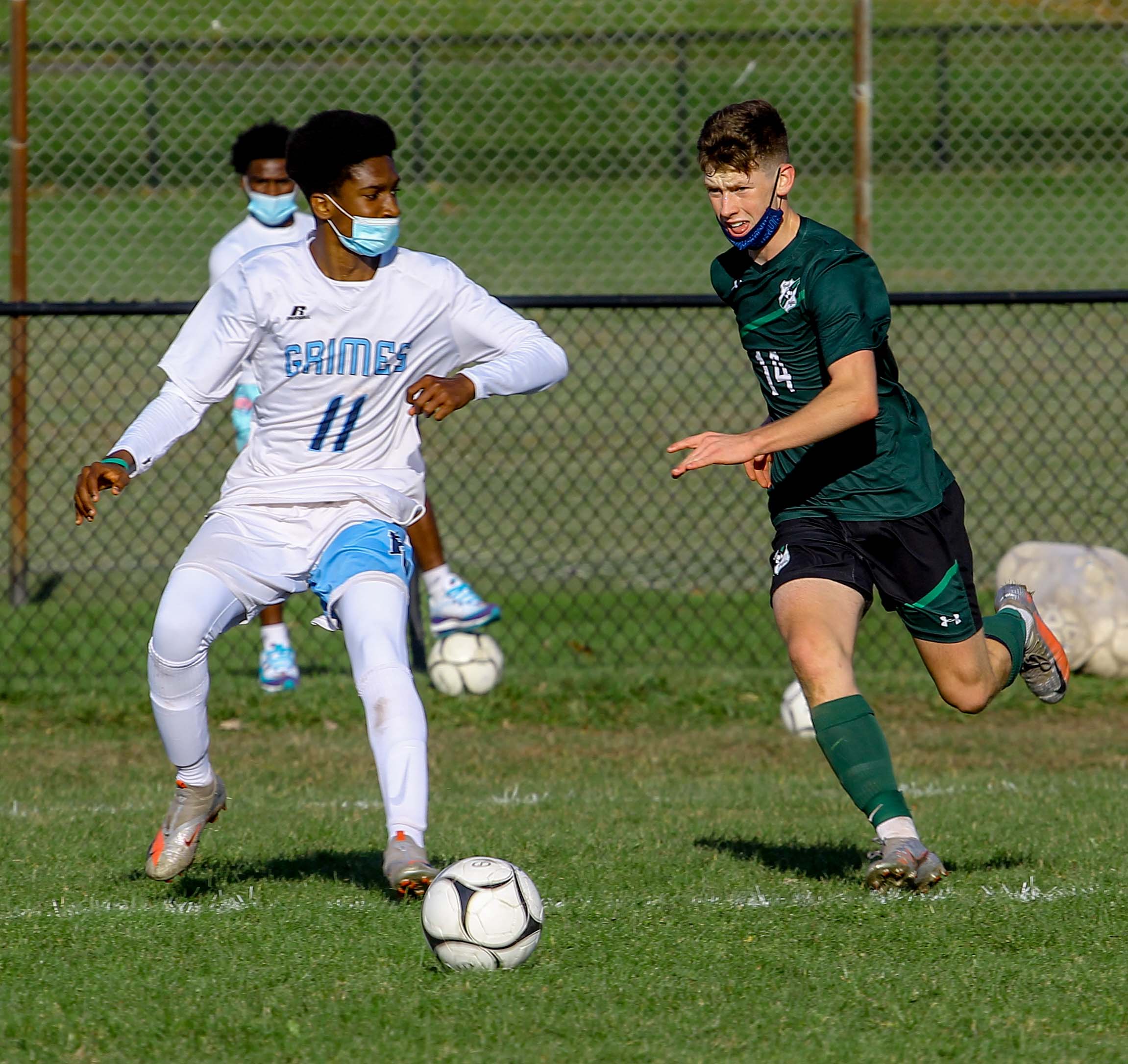 Ludden vs. Grimes boys soccer