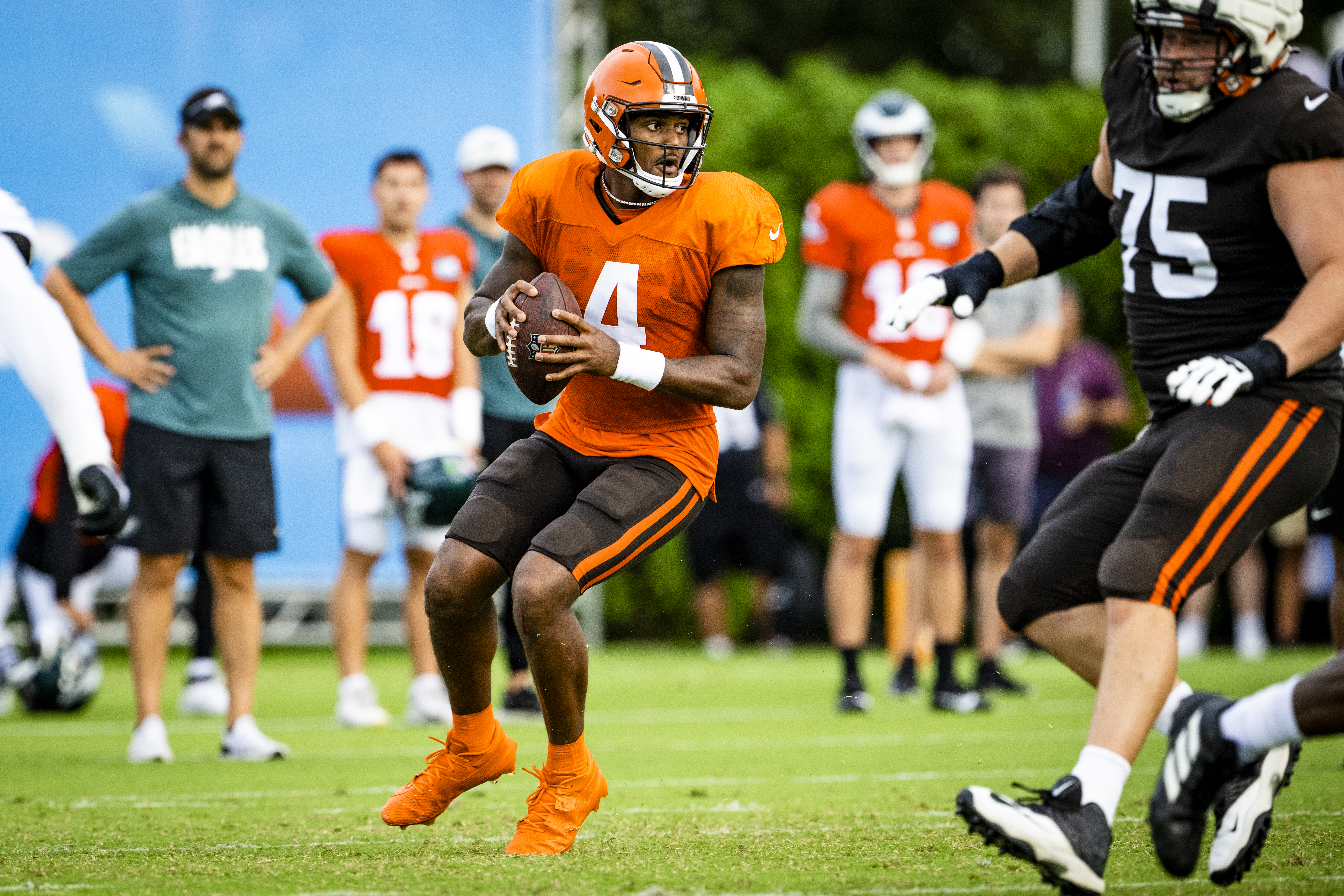 Cleveland Browns joint training camp with the Philadelphia Eagles