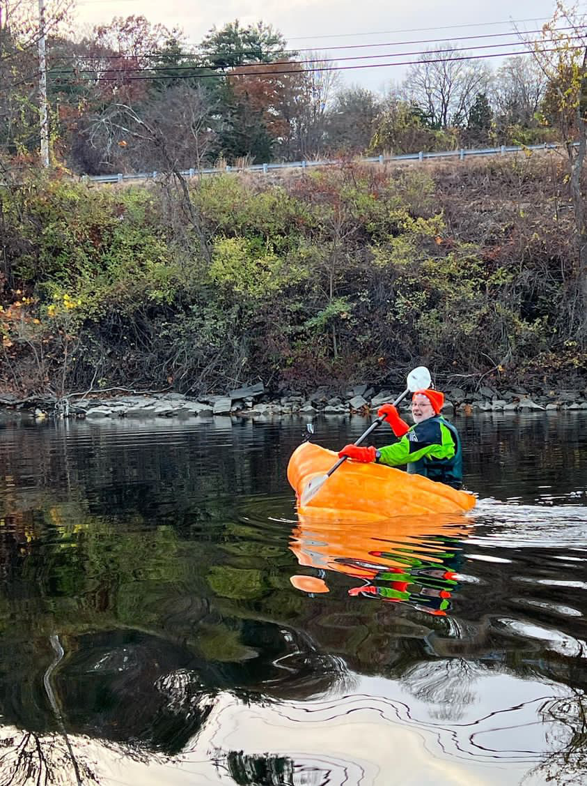 Dave Rothstein Pumpkin Paddling - masslive.com