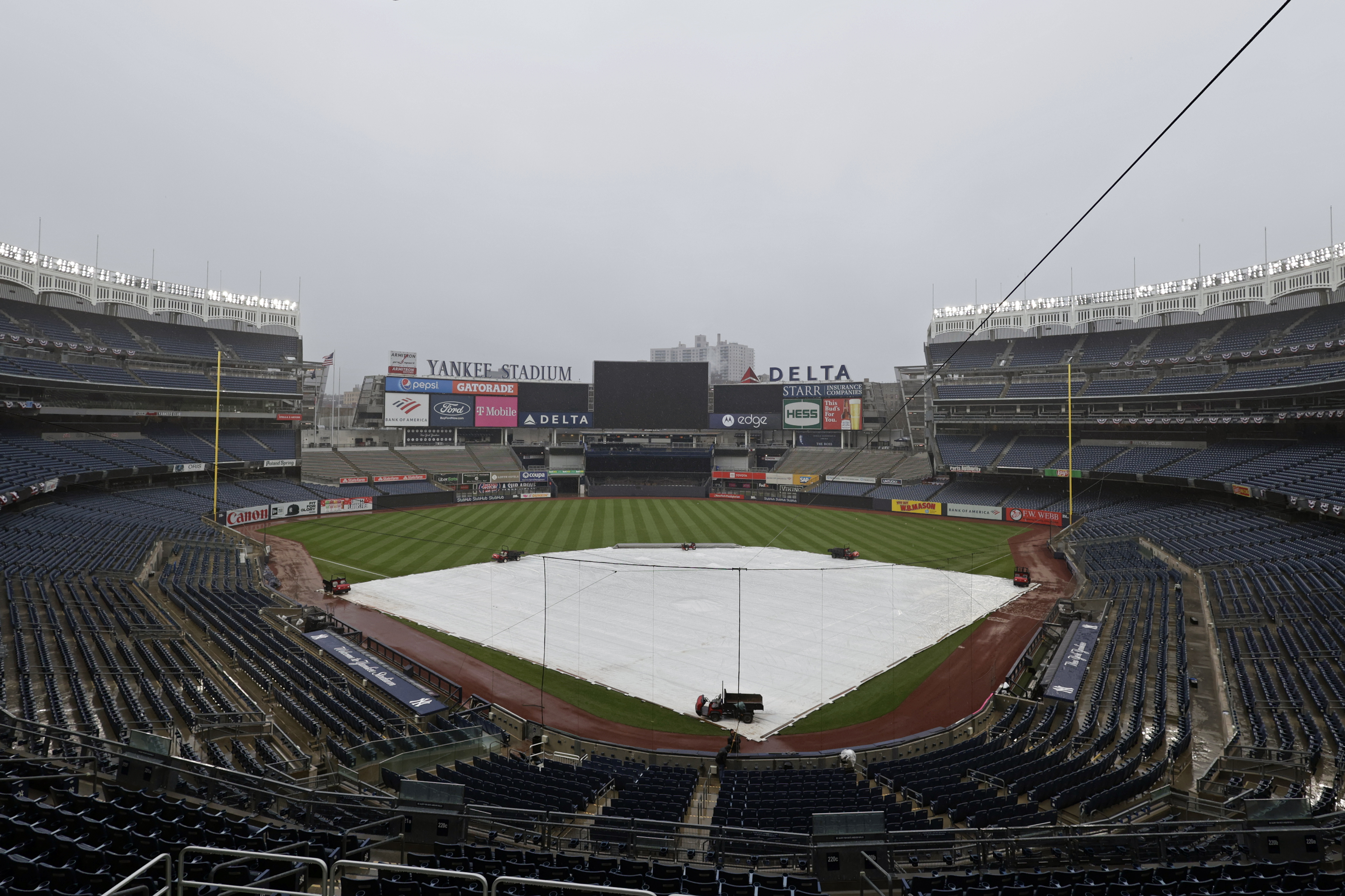 Yankee Stadium looks like Mars as wildfire smoke smothers NYC