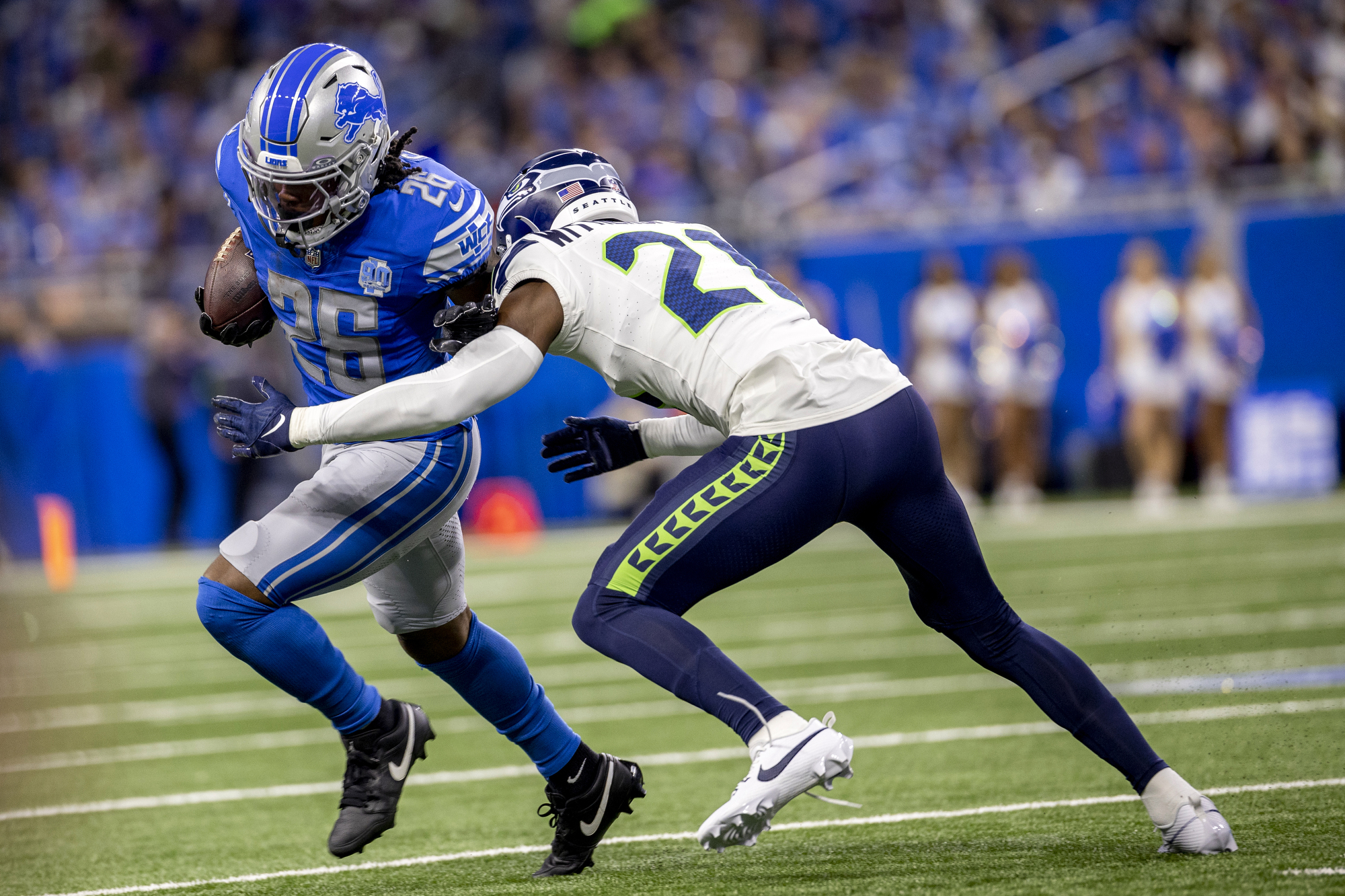 Seattle Seahawks defensive end L.J. Collier (91) runs a drill during NFL  football practice Saturday, July 30, 2022, in Renton, Wash. (AP Photo/Ted  S. Warren Stock Photo - Alamy