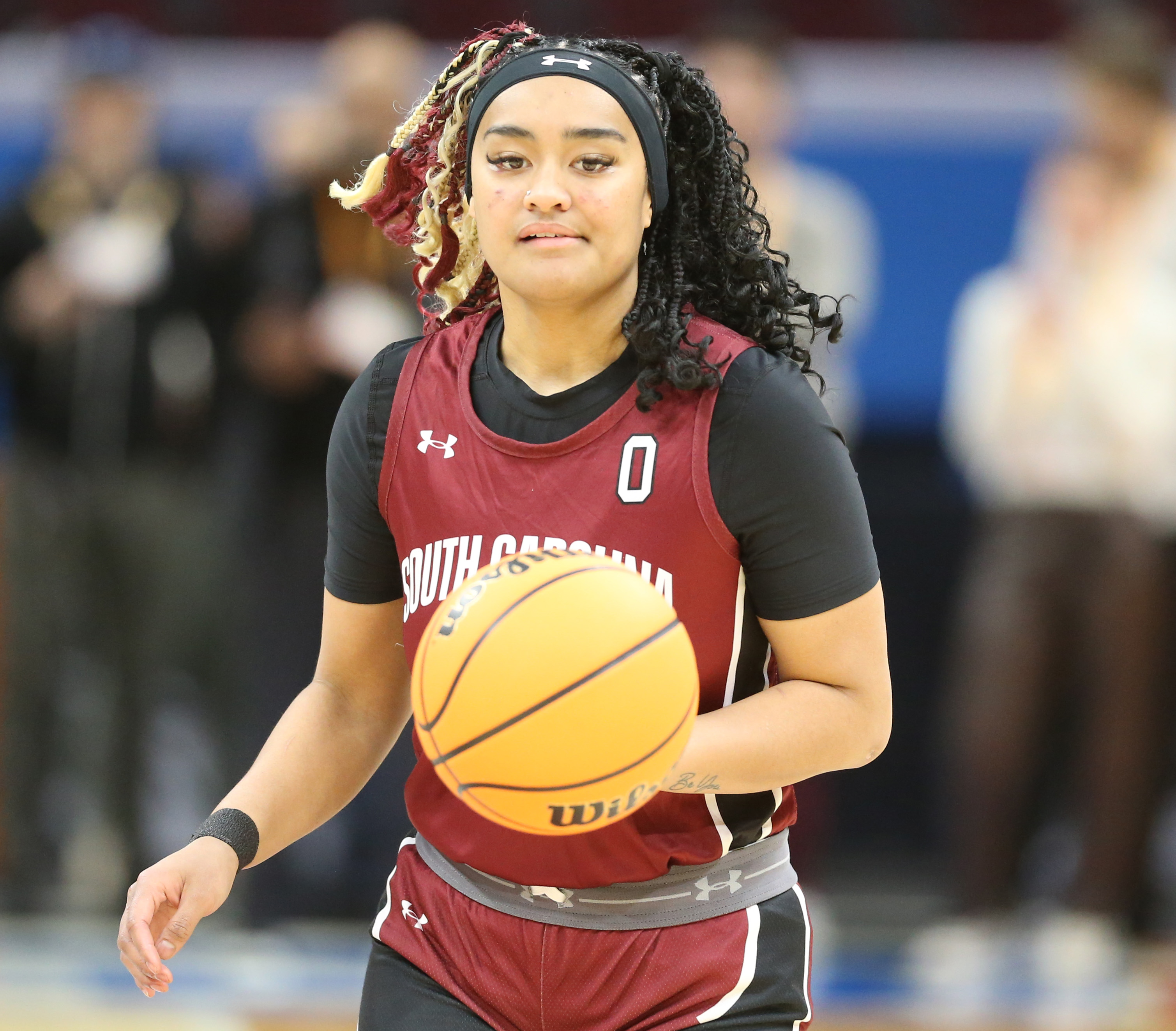 South Carolina Final Four practice at Rocket Mortgage FieldHouse, April