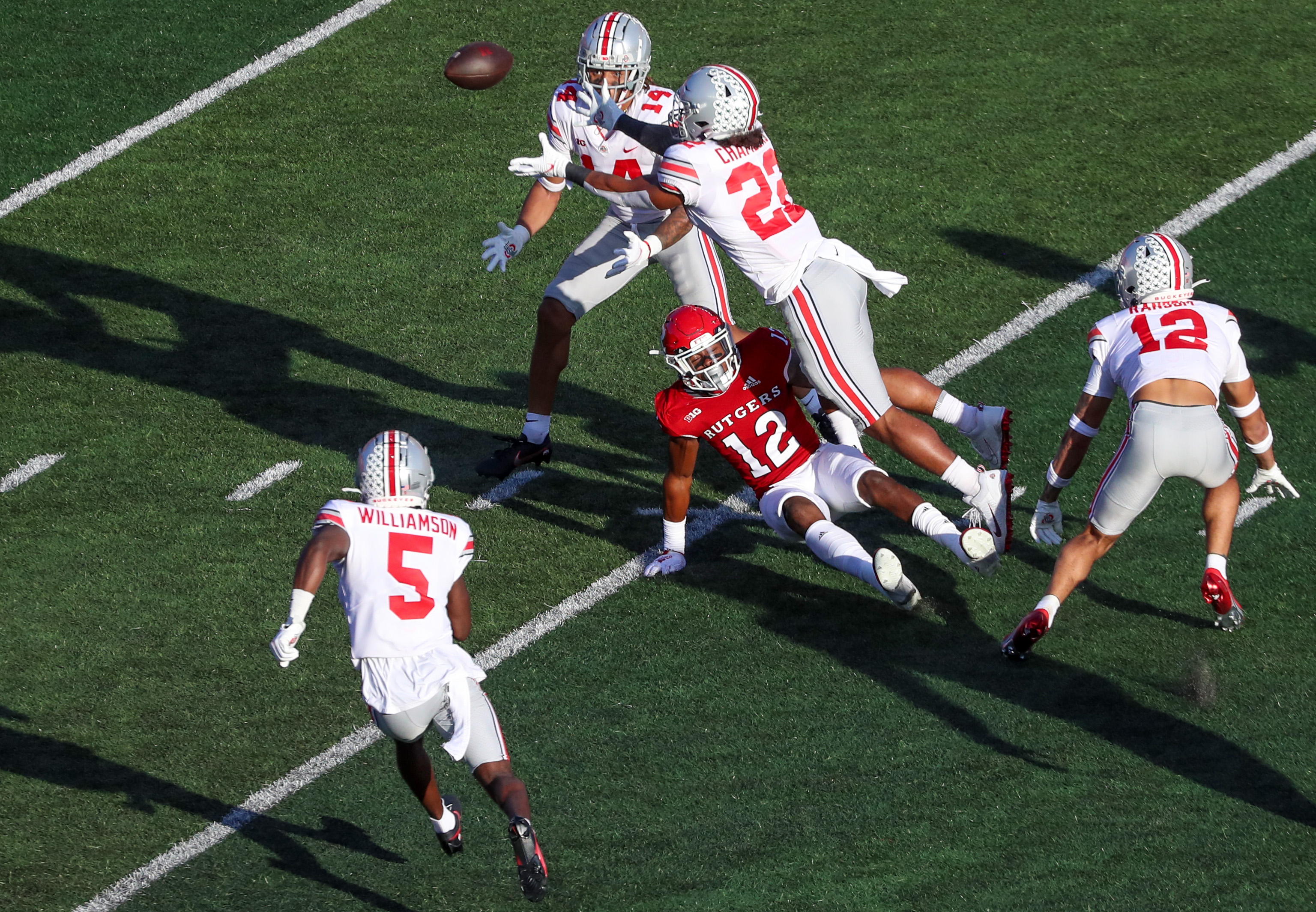 Brandon Sanders Rutgers Ohio State at Rutgers, October 2, 2021 - cleveland.com
