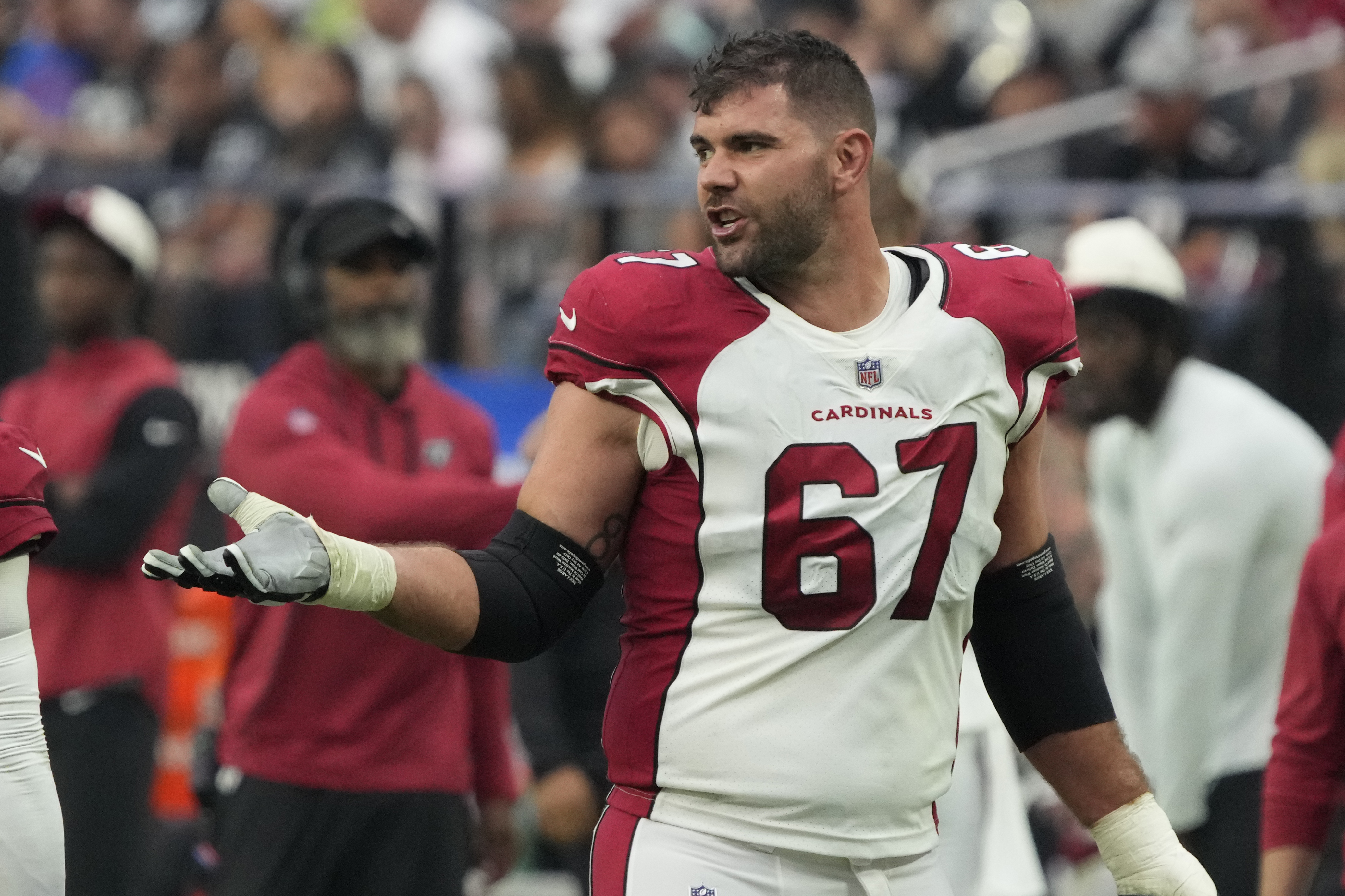 Former NY Giants OL Justin Pugh set to have his hands full