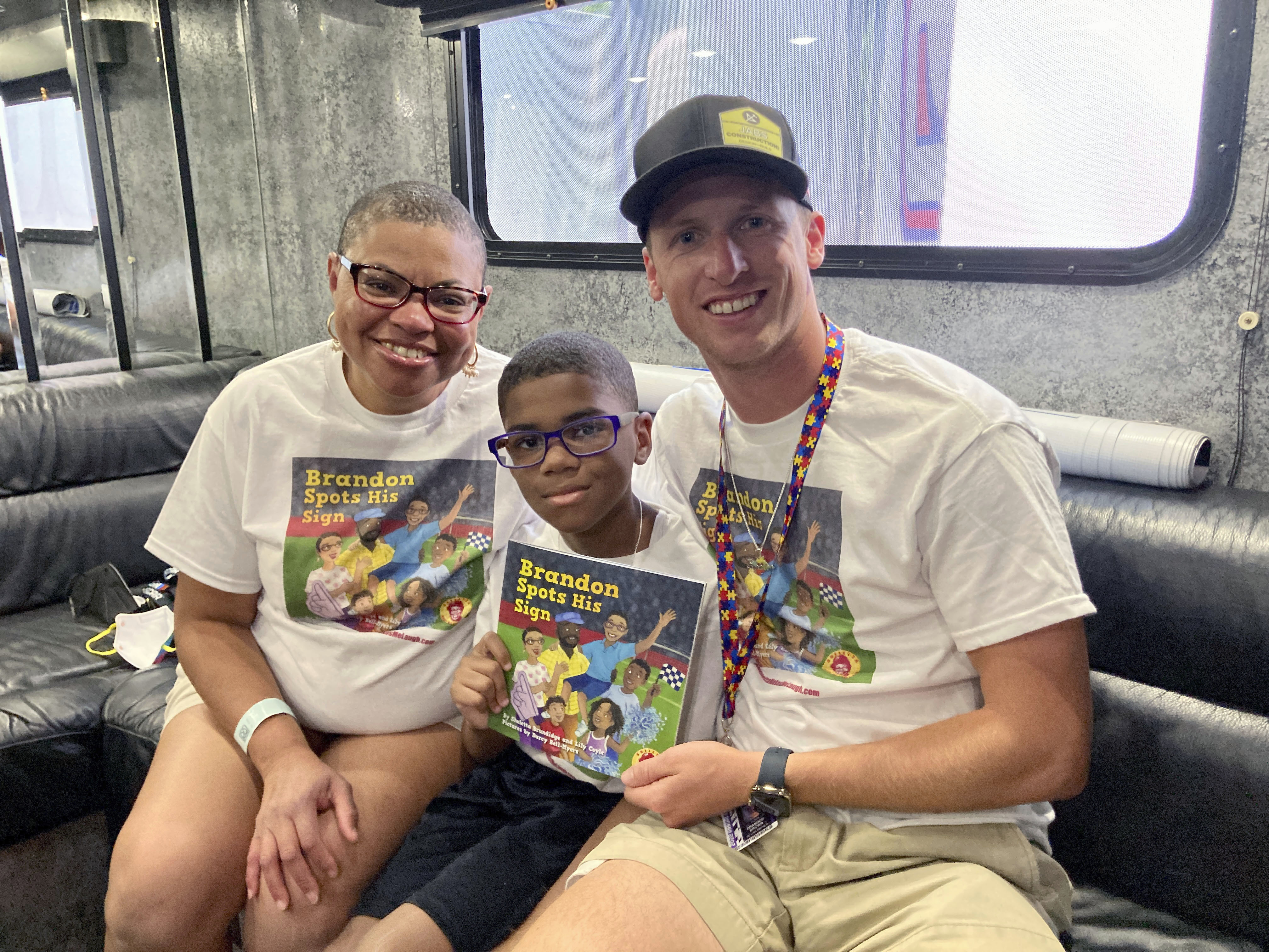 Child helps NASCAR's Brandon Brown give new meaning to 'Let's go