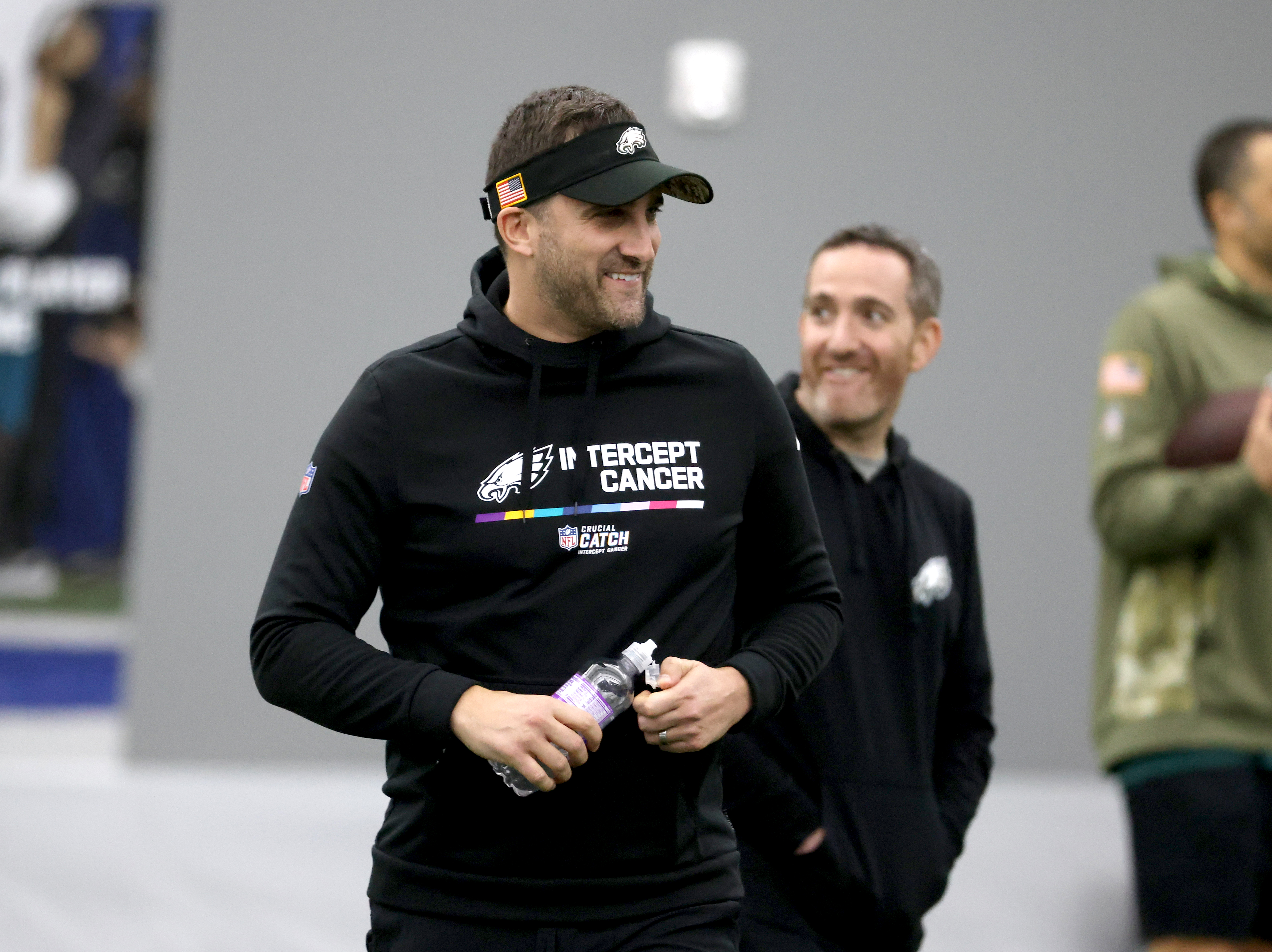 Philadelphia Eagles hold practice at the NovaCare Complex, Jan. 26