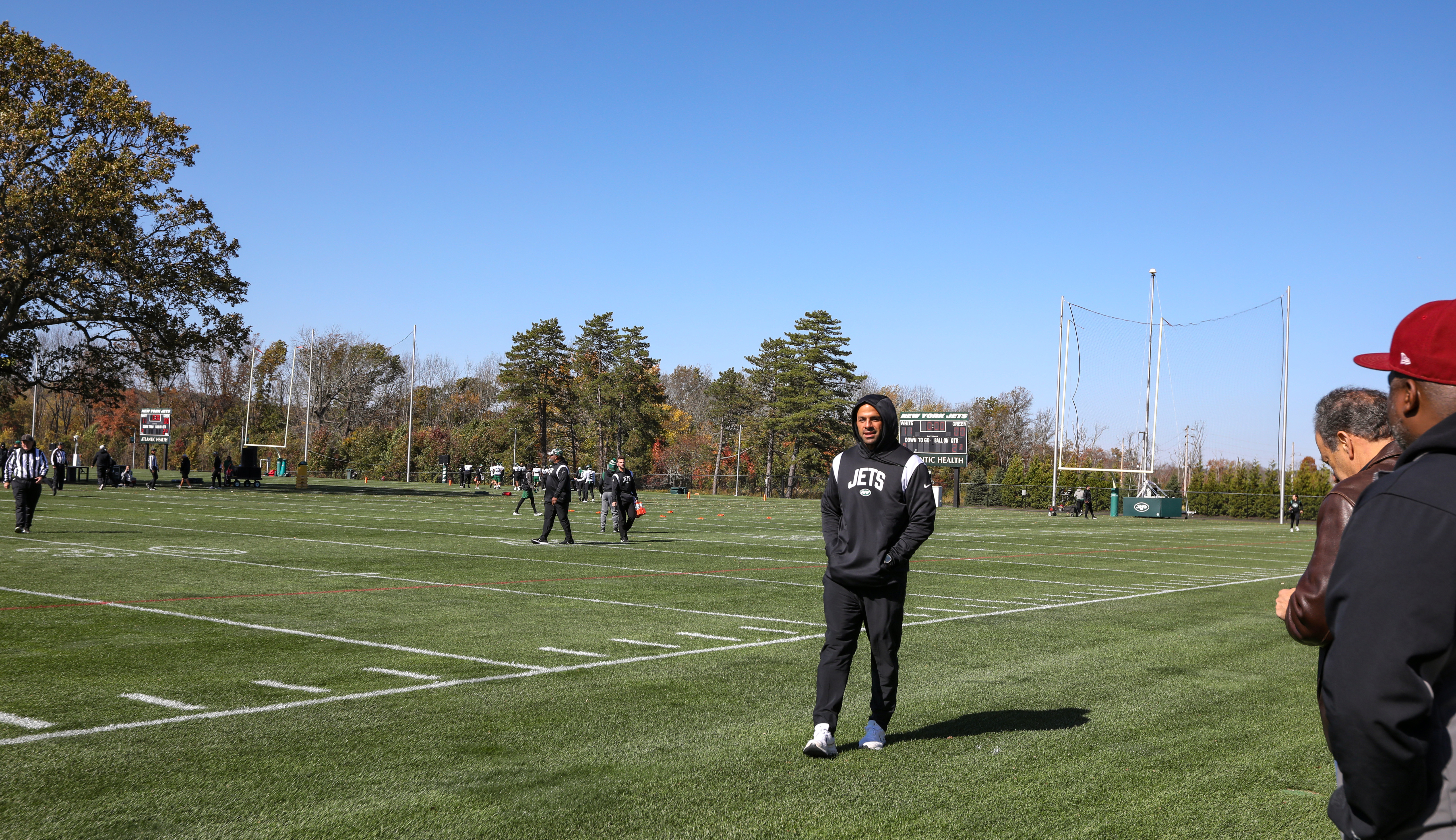 New York Jets wide receiver Irvin Charles (82) makes a catch in