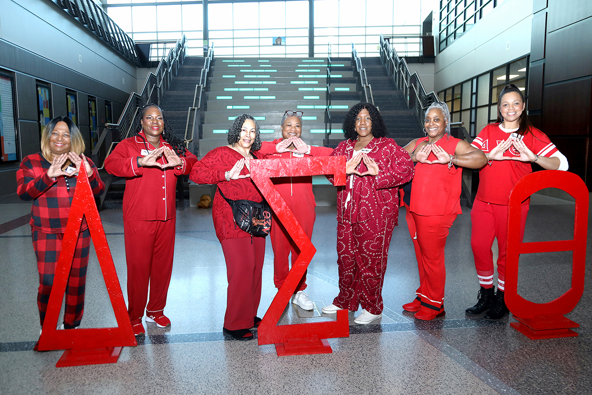 The Delta Sigma Theta Sorority Go Red Pajama Party to raise awareness ...