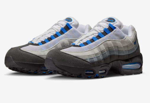 靴 Nike Air Max 95 \"Cool Grey / Blue Spark\" Nike Air Max 95 OG 'Cool Grey/Blue Spark' – Unheardof Brand