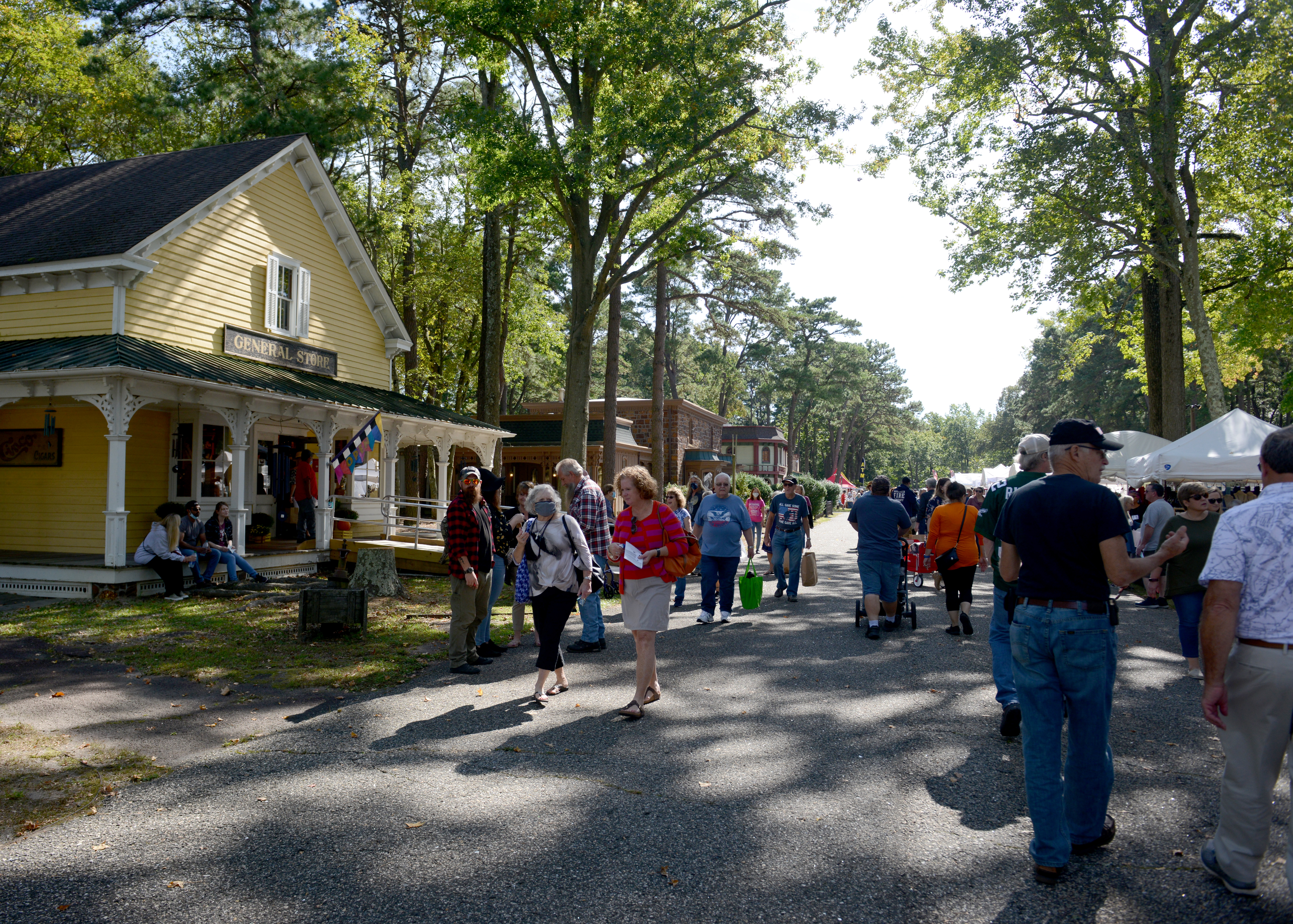 Large crowds flock to the 22nd annual Festival of Fine Craft at Wheaton Arts in Millville, Saturday, Oct. 2, 2021.