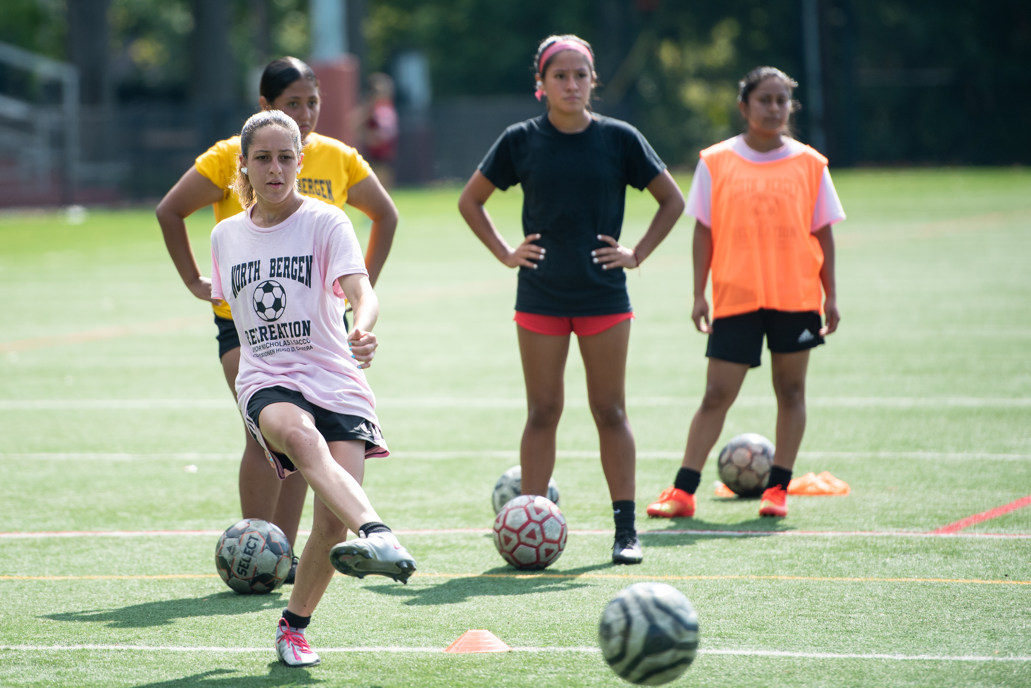 North Bergen girls soccer team practice, Aug. 31, 2022 