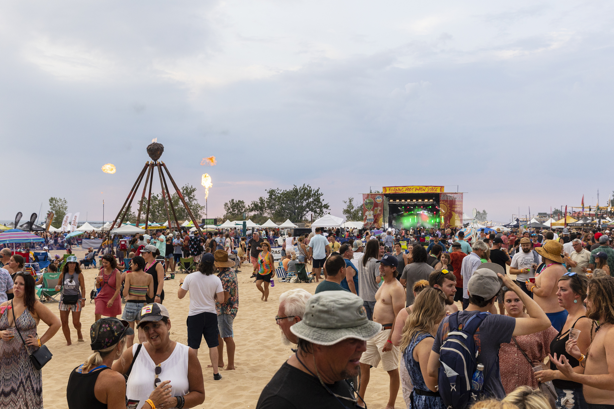 Thousands of beer lovers headed to Lake Michigan's biggest party