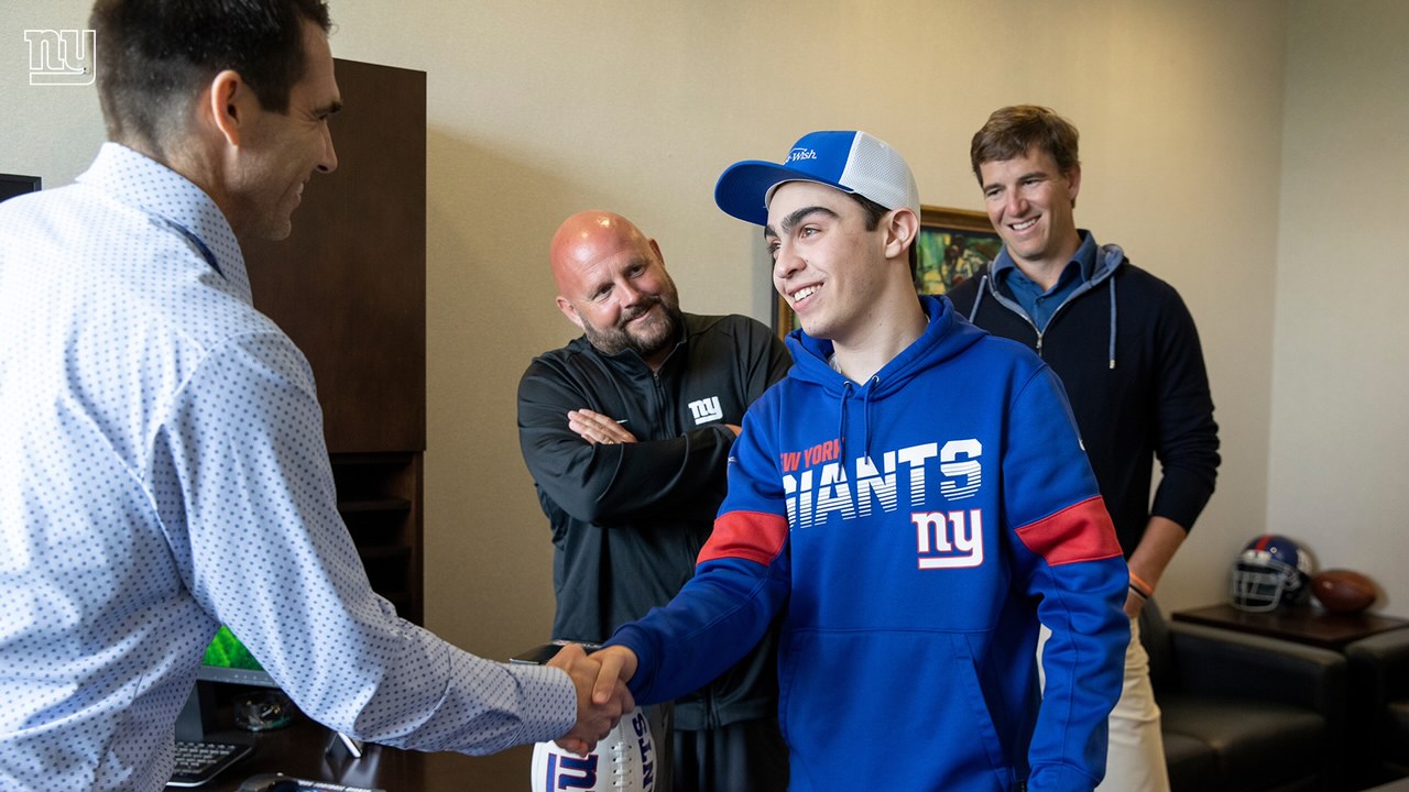 Make-A-Wish, Giants grant N.J. teen Sam Prince's NFL Draft wish - CBS New  York