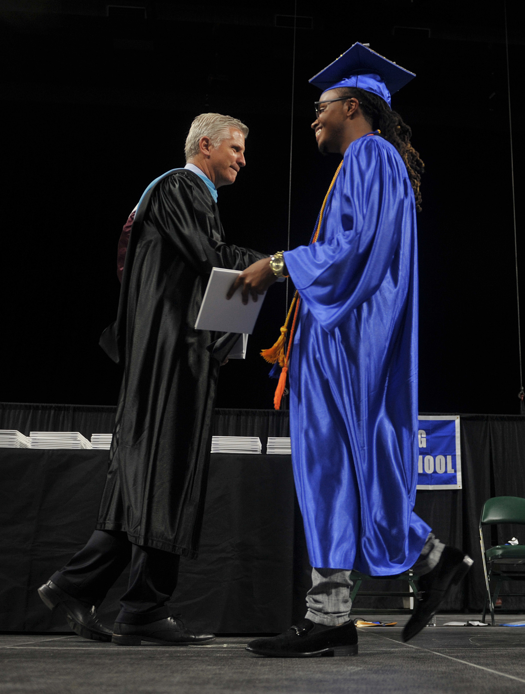 Ewing High School Graduation at the Cure Insurance Arena in Trenton N.J ...