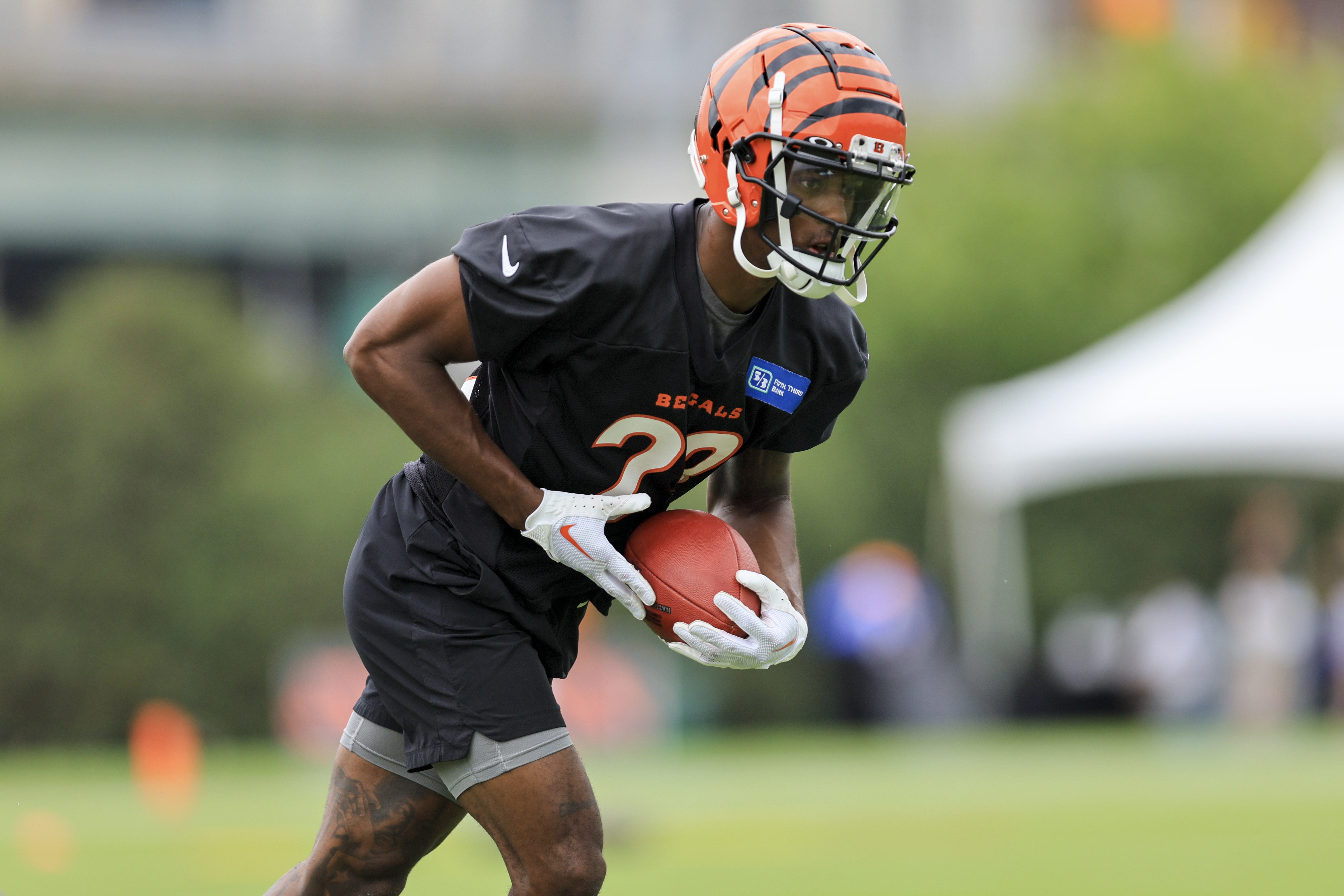 Cincinnati Bengals rookie Dax Hill records his first INT