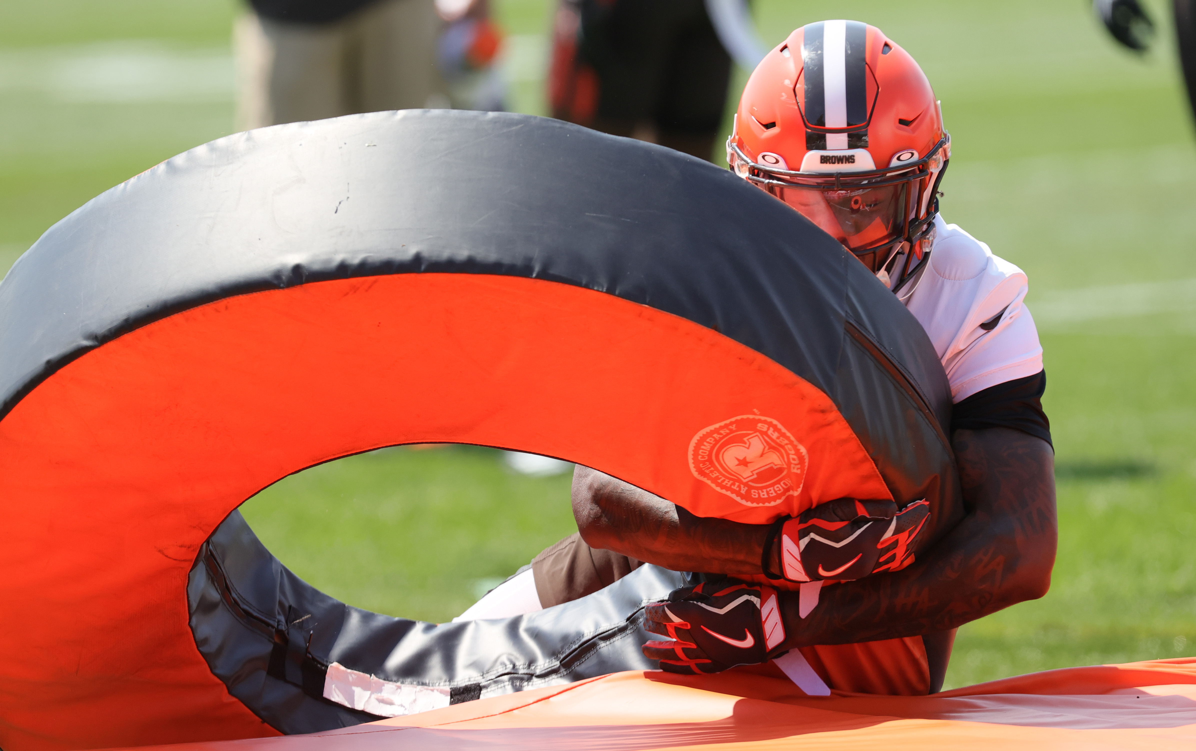 NFL Cleveland Browns Inflatable Jack O' Helmet, 4 ft Tall, Orange