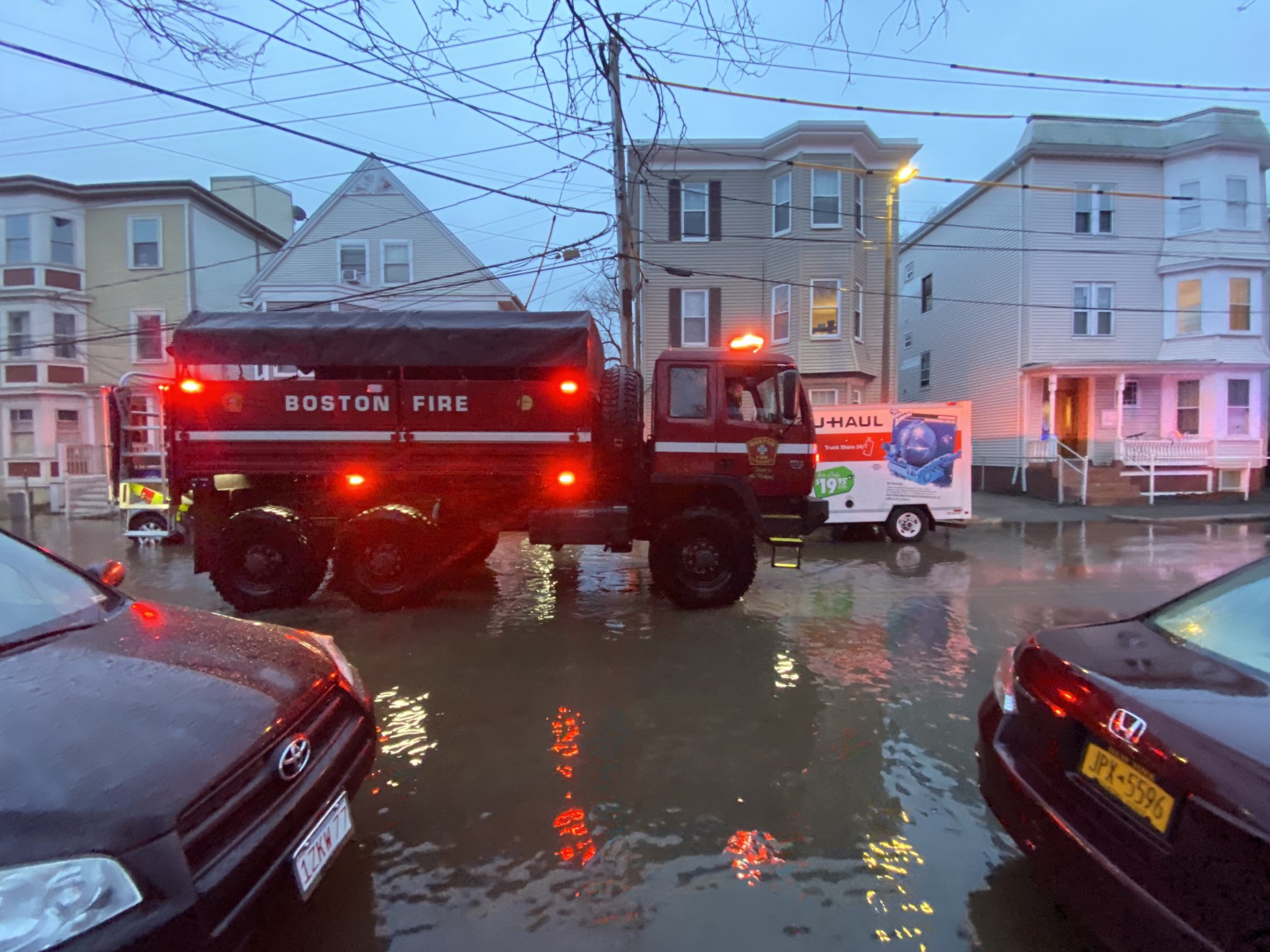 Water Main Breaks Floods Part Of Boston, Forces Residents To Evacuate ...