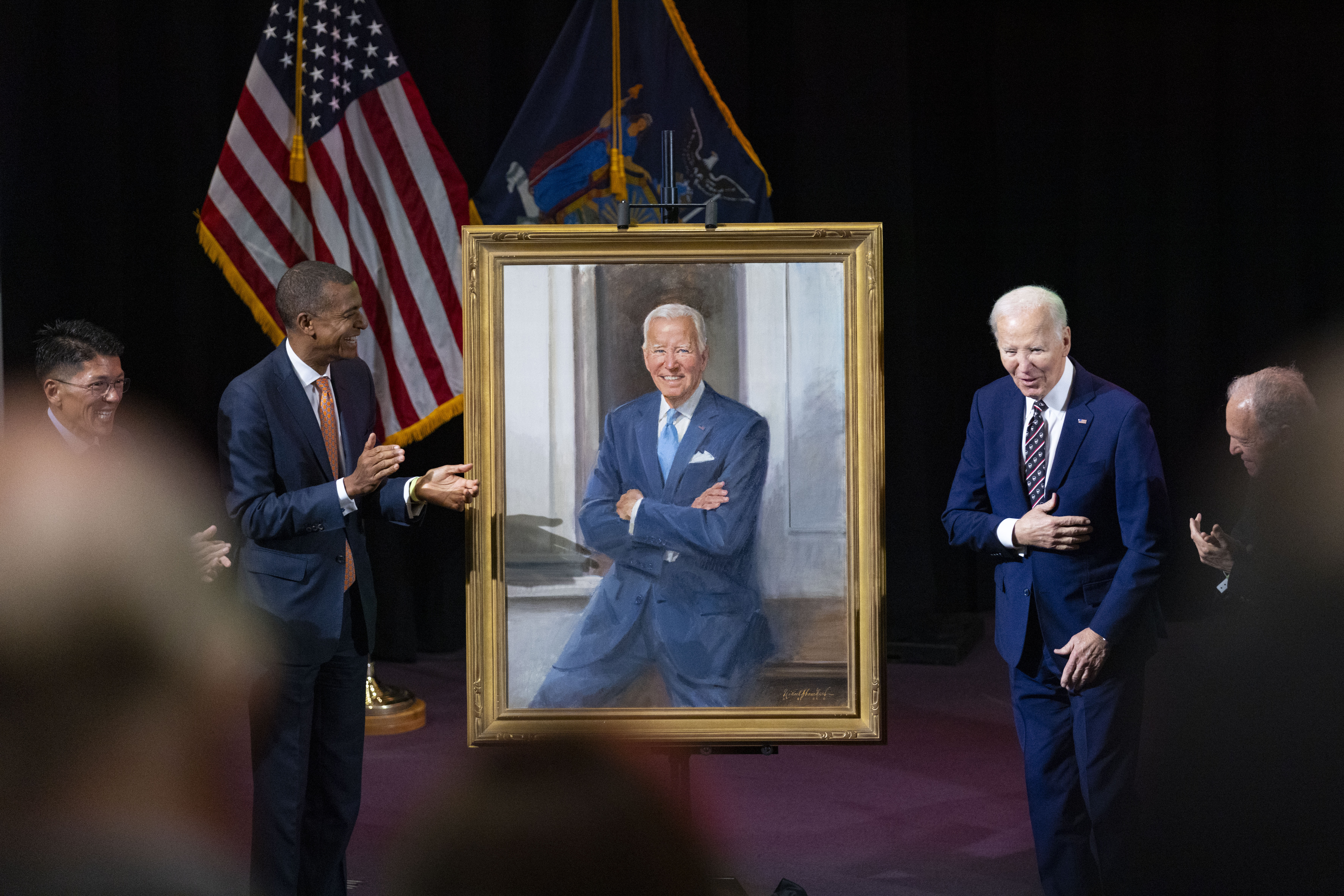 Joe Biden portrait unveiled at SU College of Law - syracuse.com