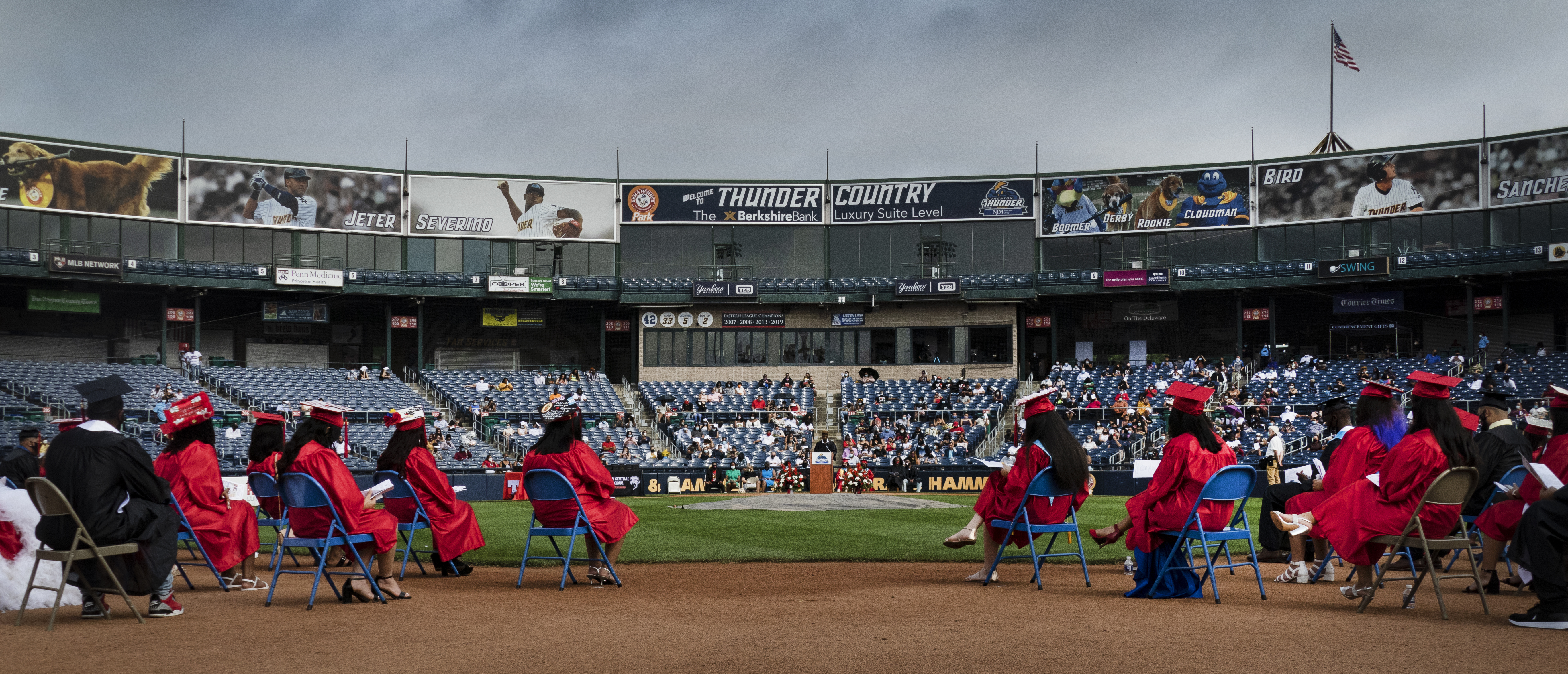 Graduation in a Baseball Stadium? College Commencements Pair Pomp