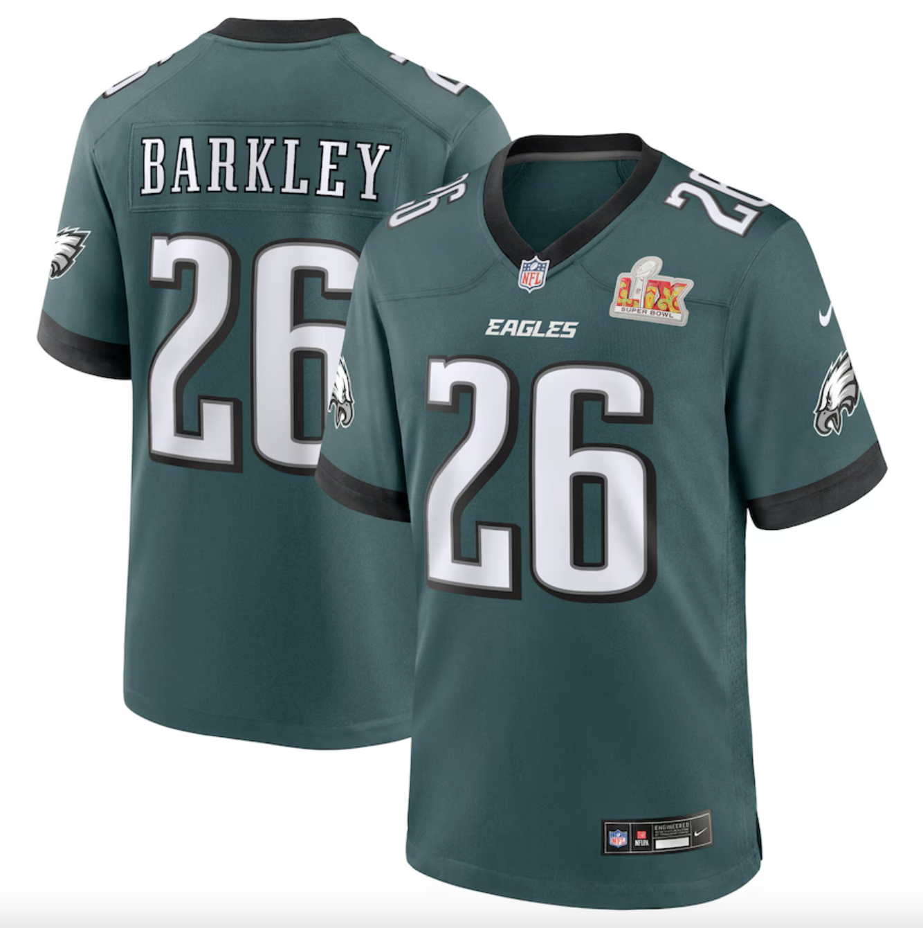 LAST CHANCE: Get Saquon Barkley Super Bowl LIX jersey before