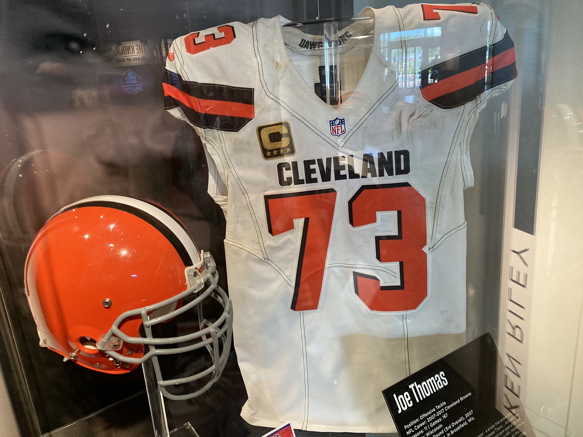 Joe Thomas enshrinement into Pro Football Hall of Fame expected to