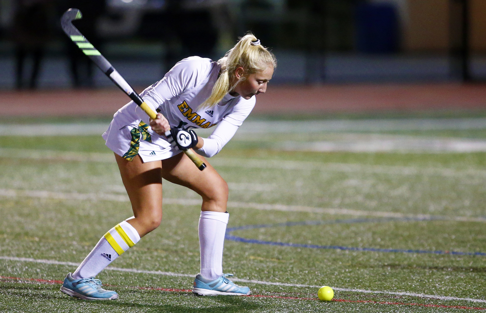 Emmaus field hockey plays Parkland in 2022 EPC semifinals