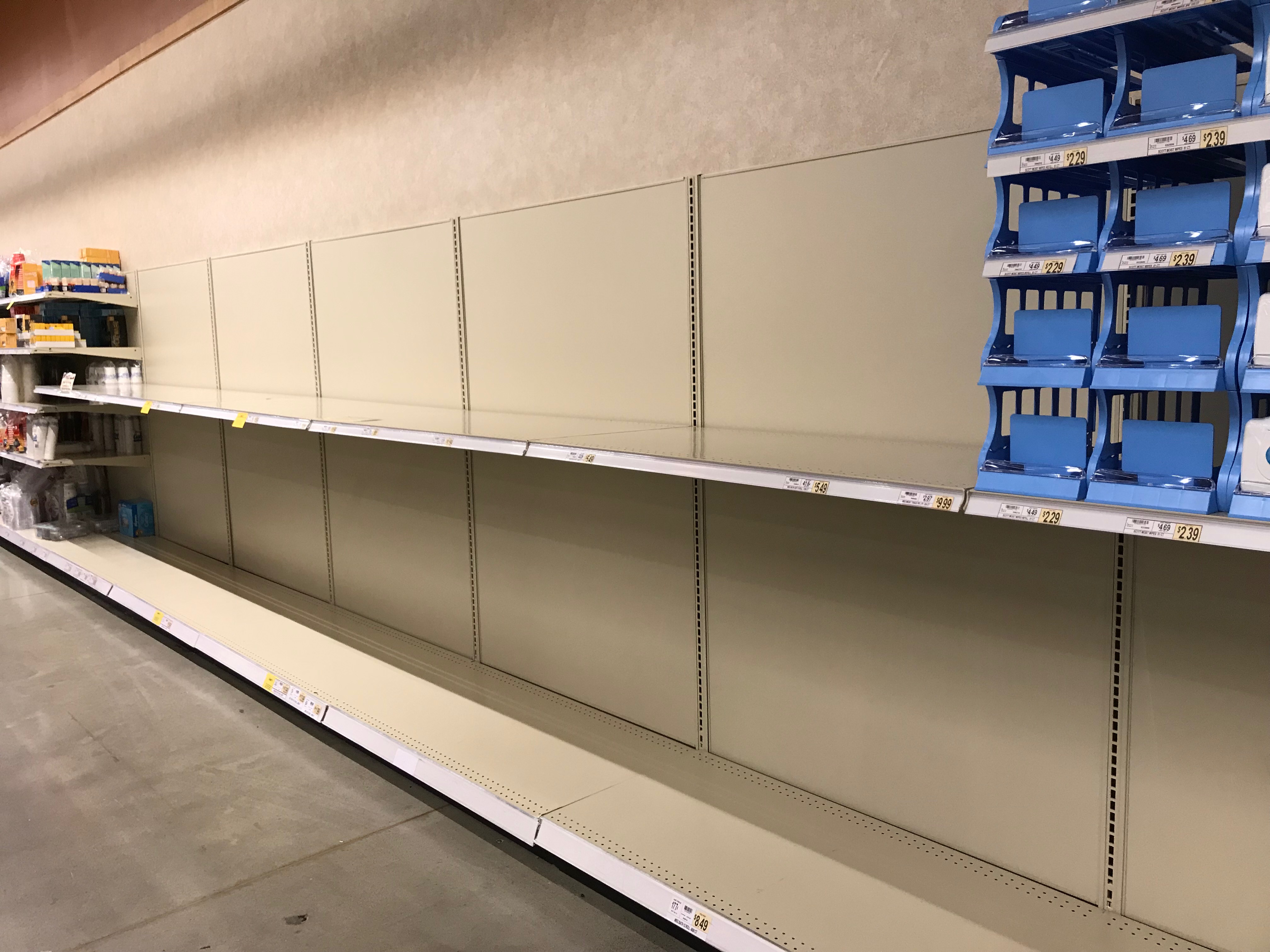 Coronavirus panic-buying leading to empty shelves, long lines at Lehigh  Valley stores - lehighvalleylive.com, image size:4032x3024