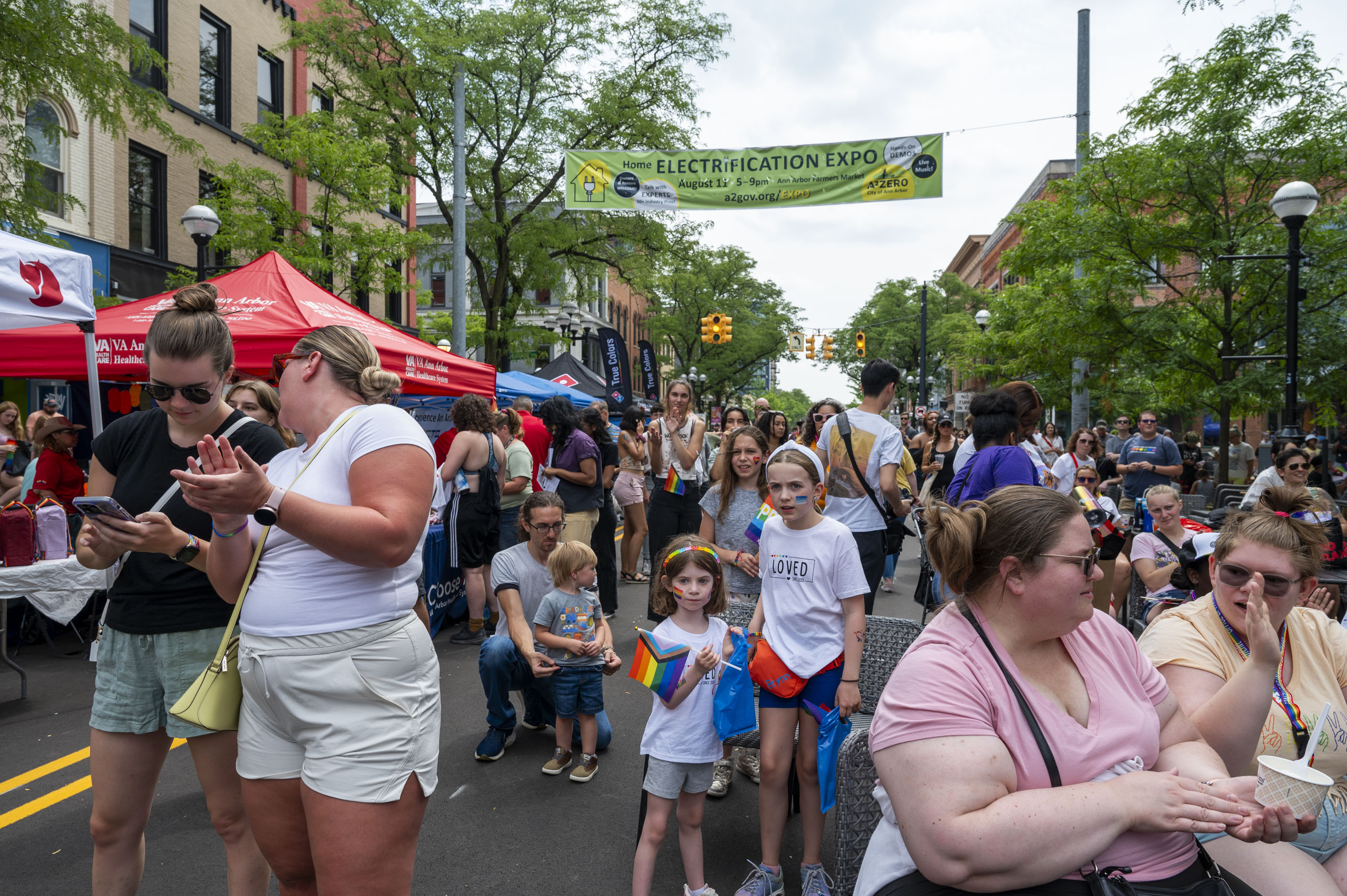 Ann Arbor Pride on Main Street