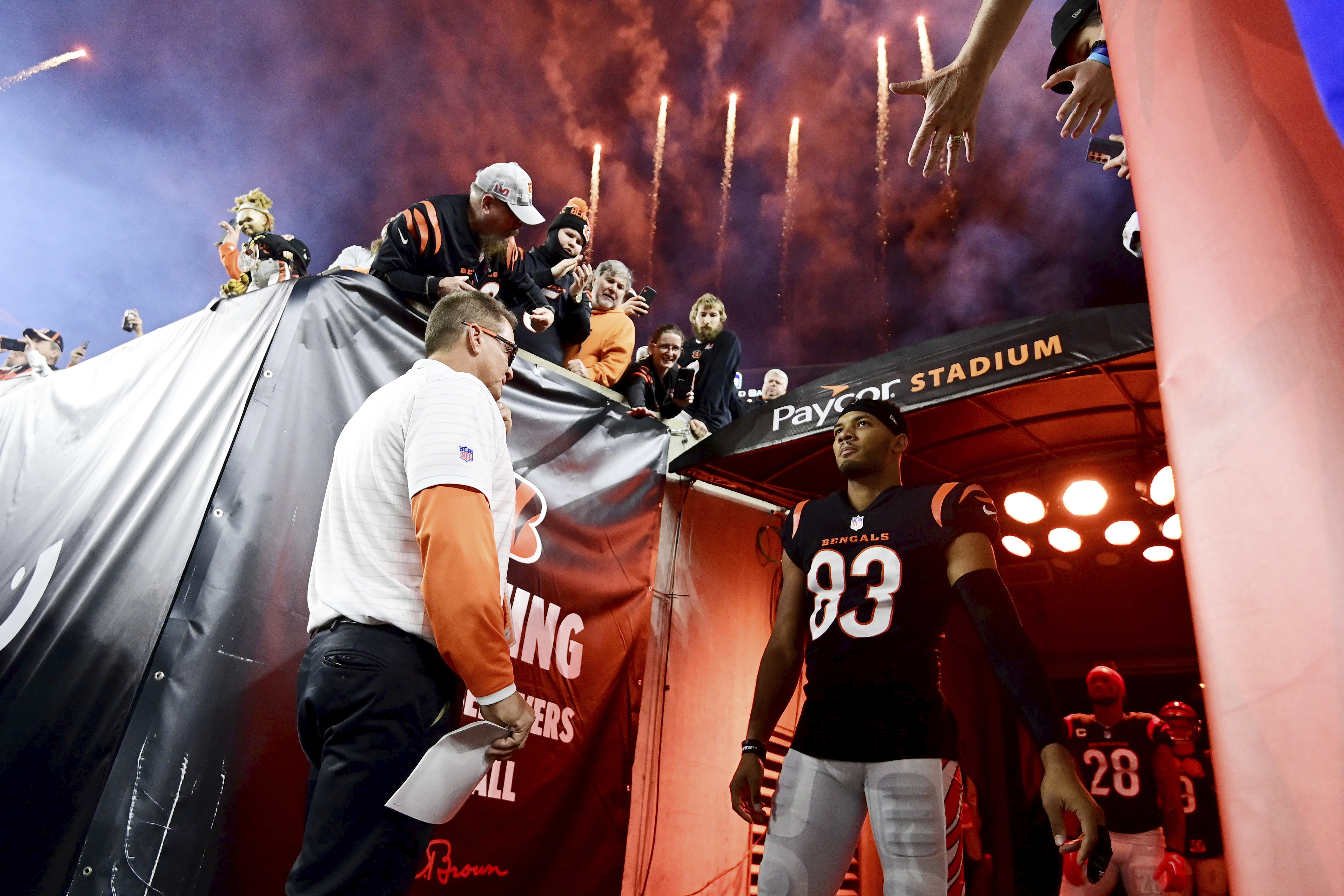 Cincinnati Bengals wide receiver Tyler Boyd (83) during the first