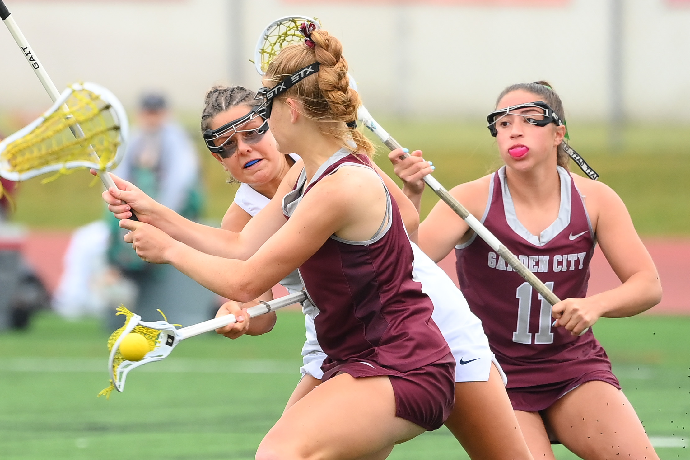 Girls Lacrosse Class B State Semifinal: Garden City vs West Genesee ...