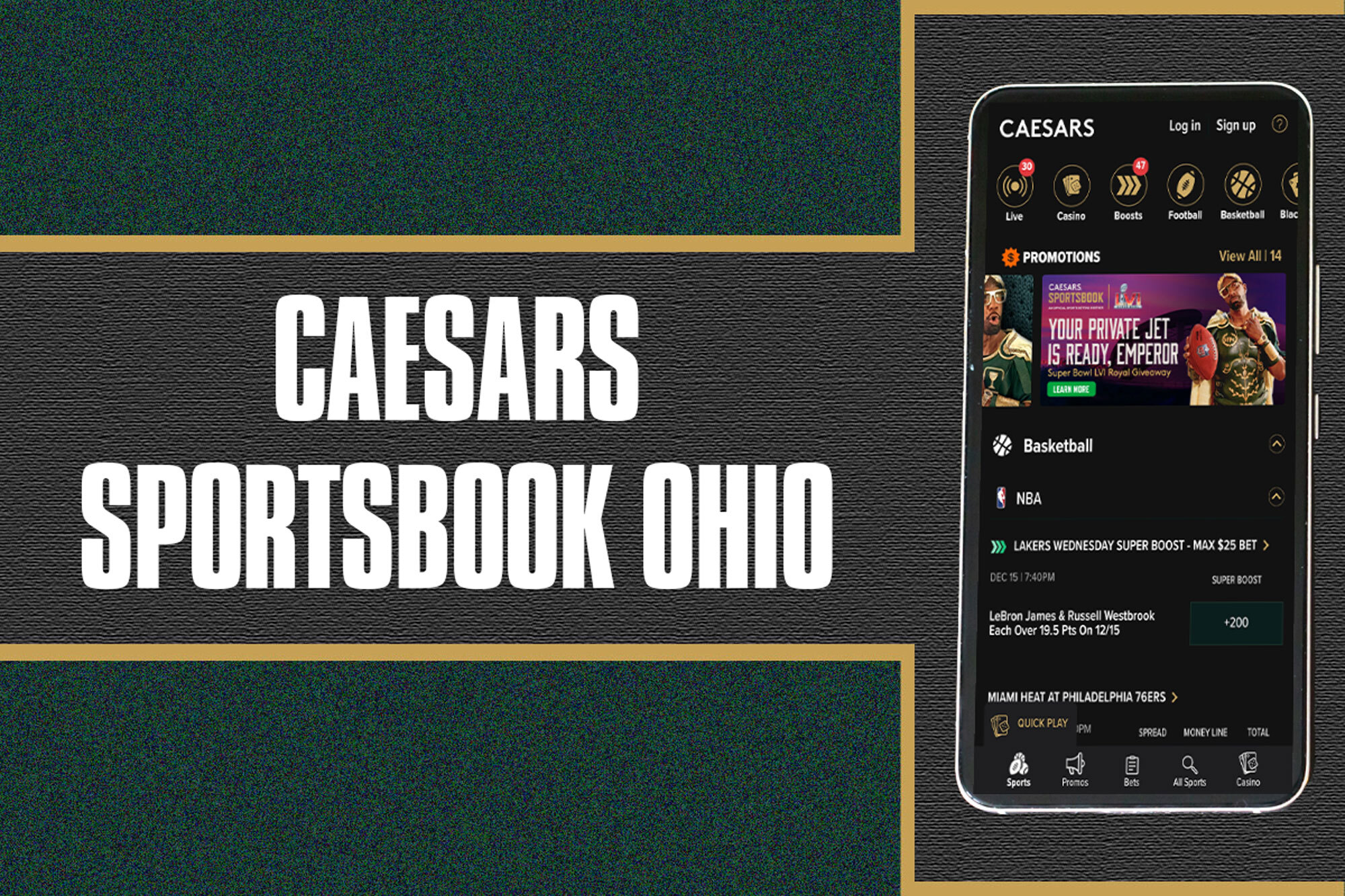 Caesars Sportsbook Ohio Promo Code CINCI1000 - $1000 Bonus Bengals