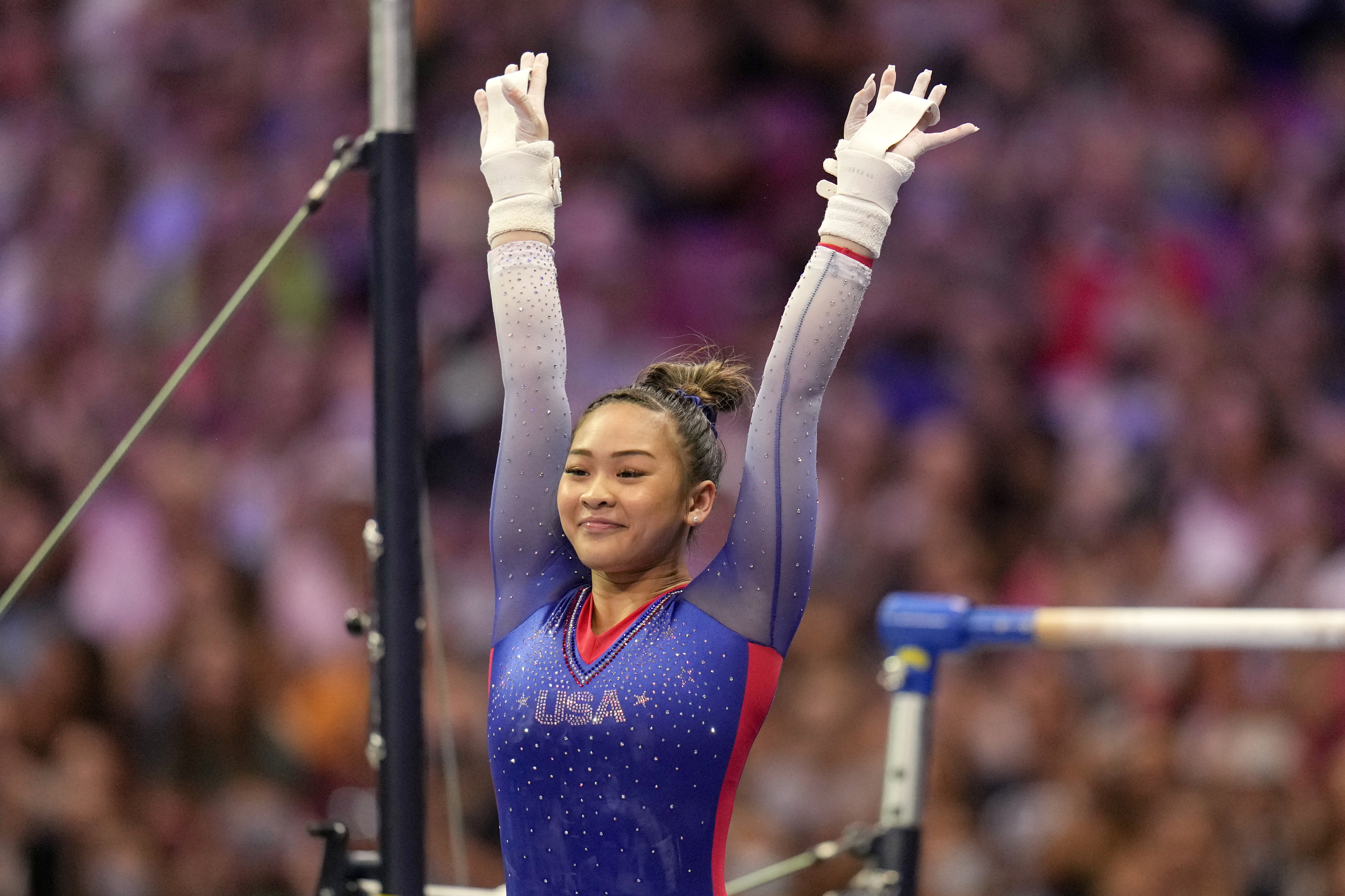 Sunisa Lee wins gold in gymnastics all-around in Tokyo Olympics - ABC News