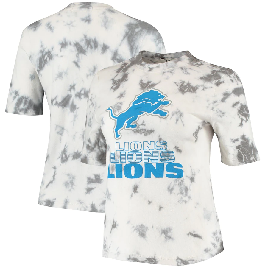 Women's Junk Food Black/White Detroit Lions Sideline Stripe