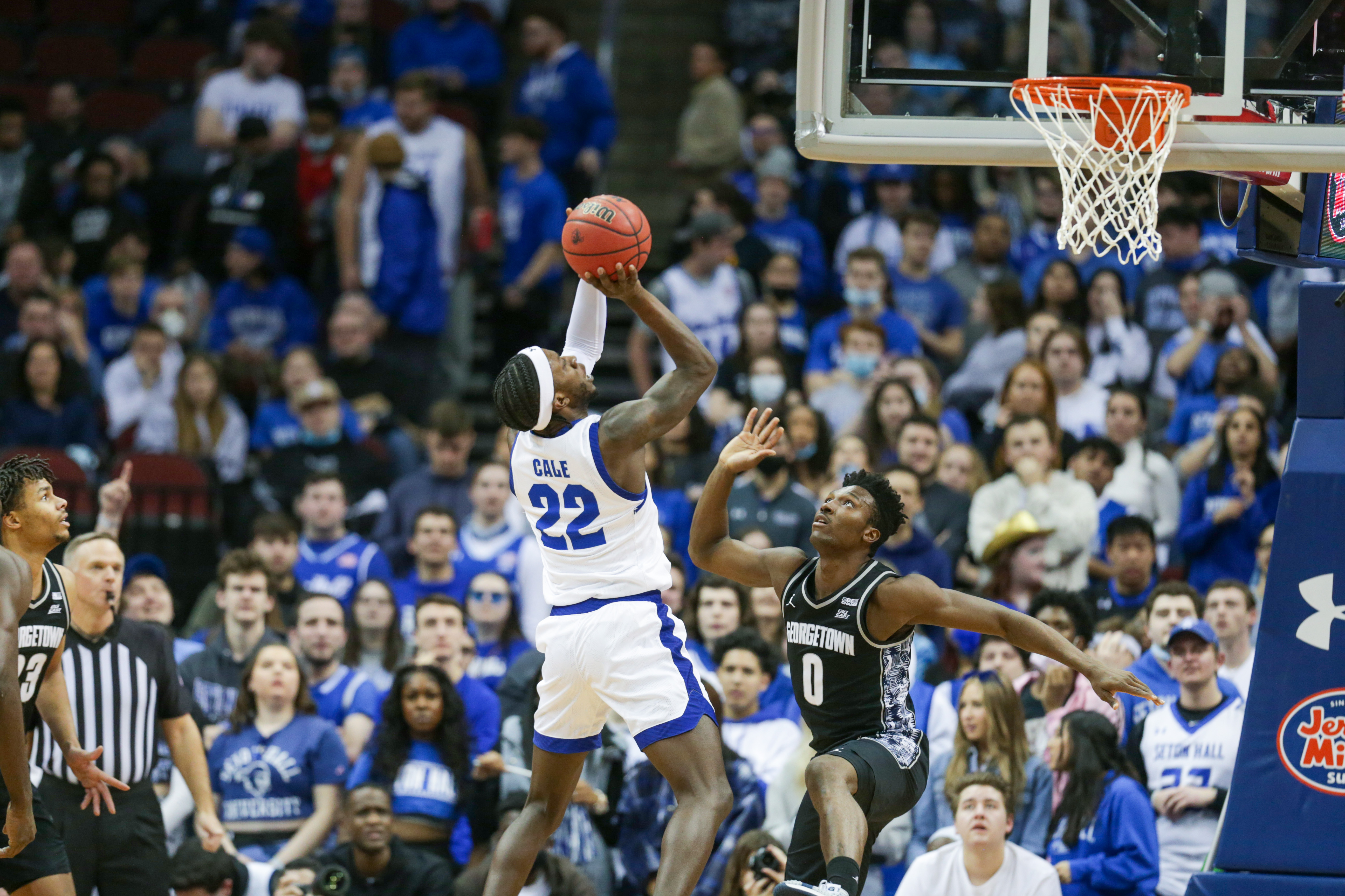 February 5, 2022, Newark, New Jersey, USA: Seton Hall Pirates guard Jared  Rhoden (14) looks to make a play during NCAA Big East action between the  Seton Hall Pirates and the Creighton