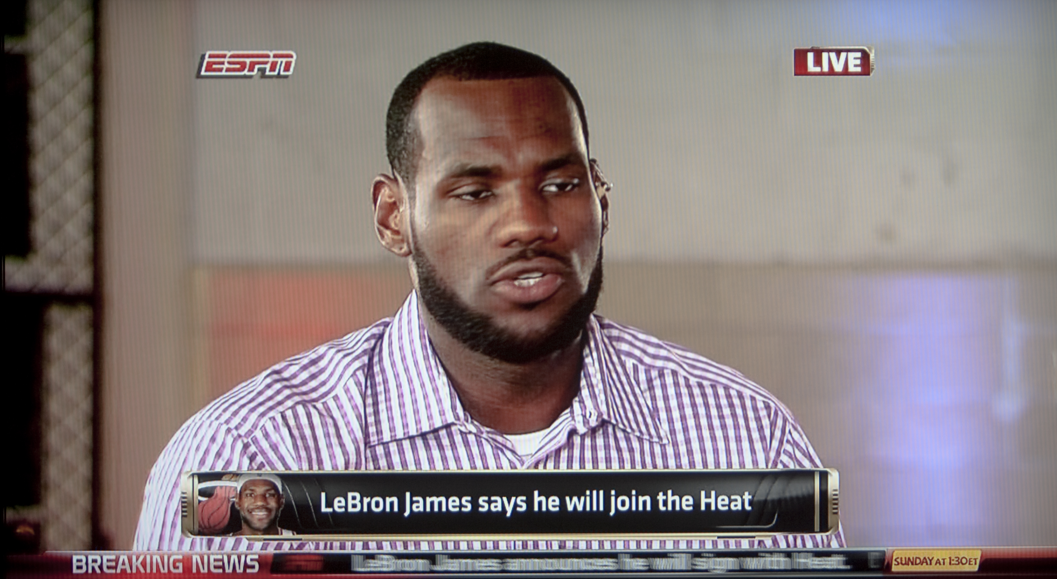 Reliving LeBron James' Decision (Day 8): It's Miami!