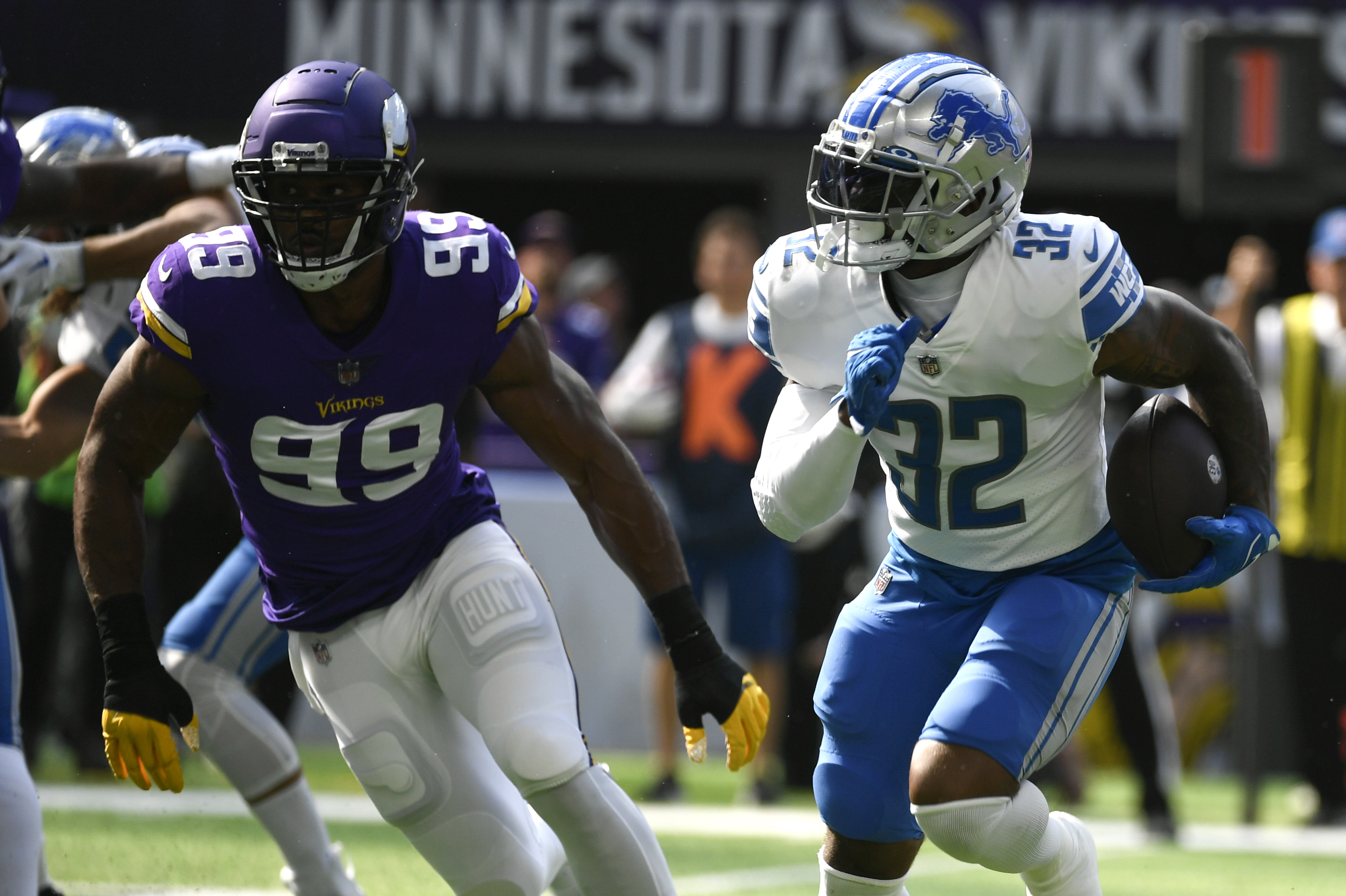 Detroit Lions RB D'Andre Swift doubtful to play vs. Minnesota Vikings