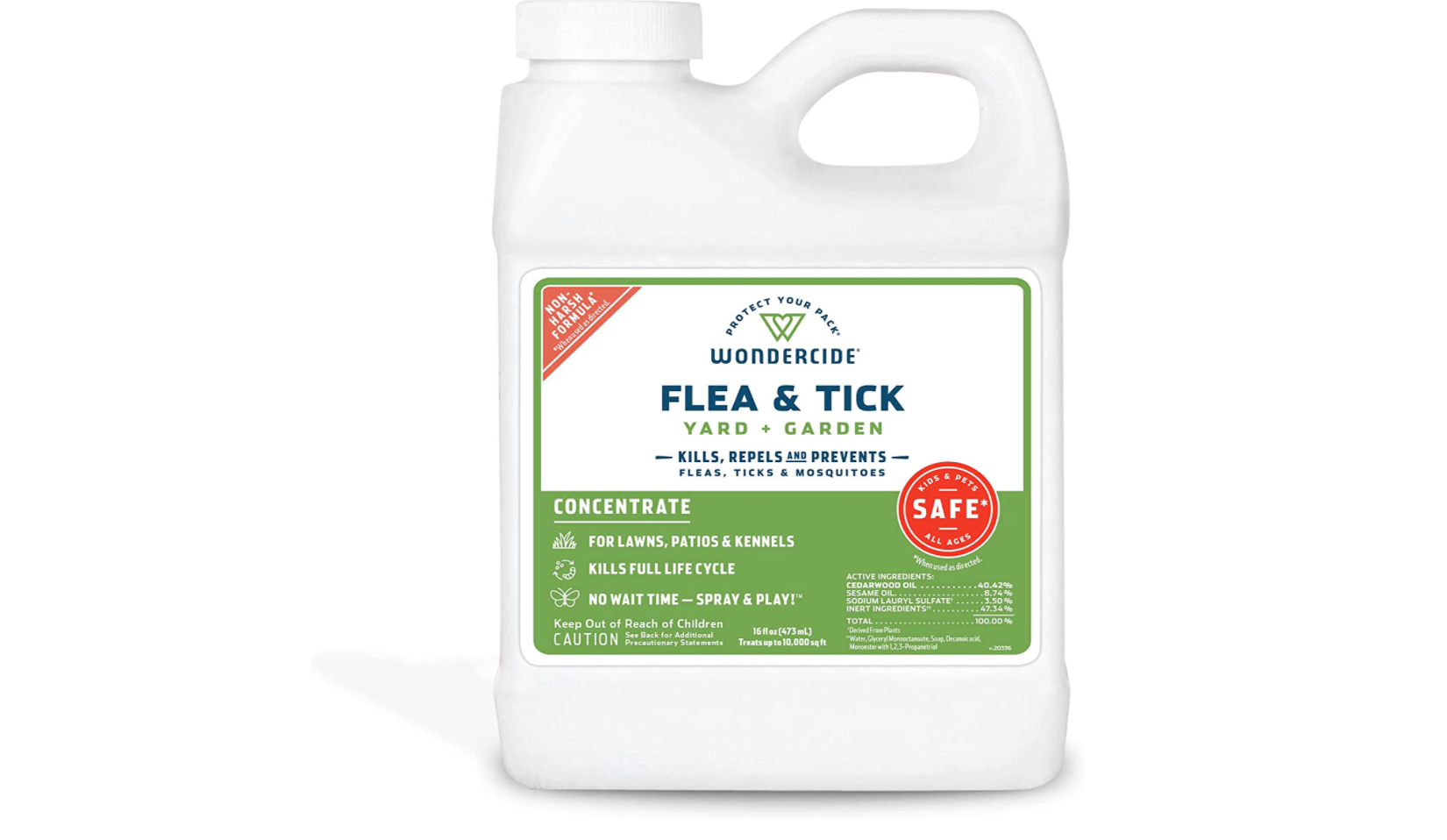 Tropiclean Natural Flea & Tick Maximum Strength Shampoo for Dogs, 20 fl.  oz.