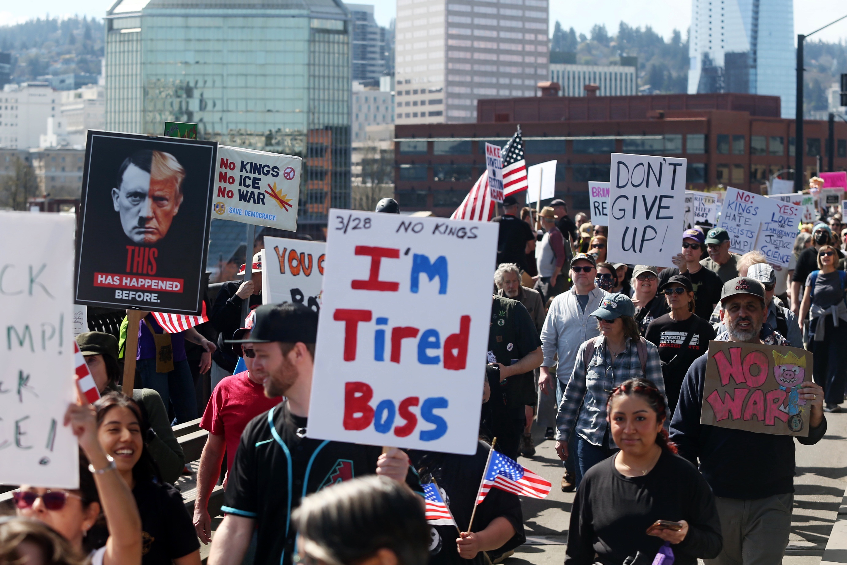 Portland No Kings protest - March 28, 2026 - oregonlive.com
