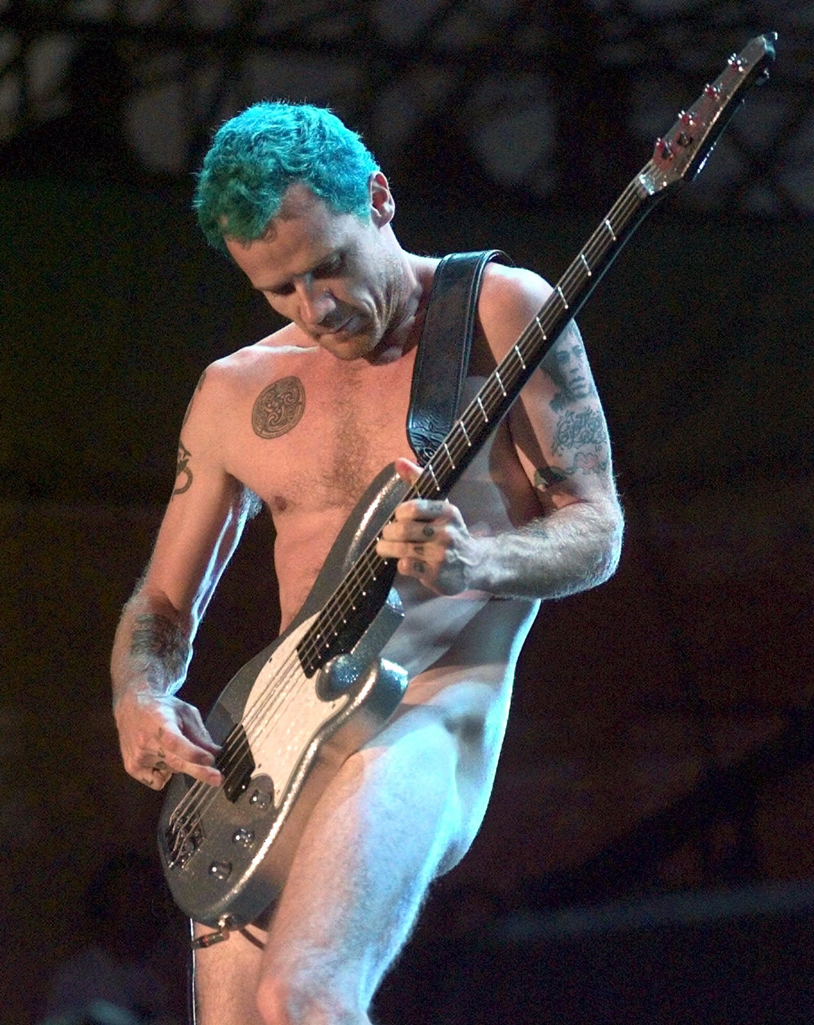 The "Red Hot Chili Peppers" bassist Flea performs on the final ev...