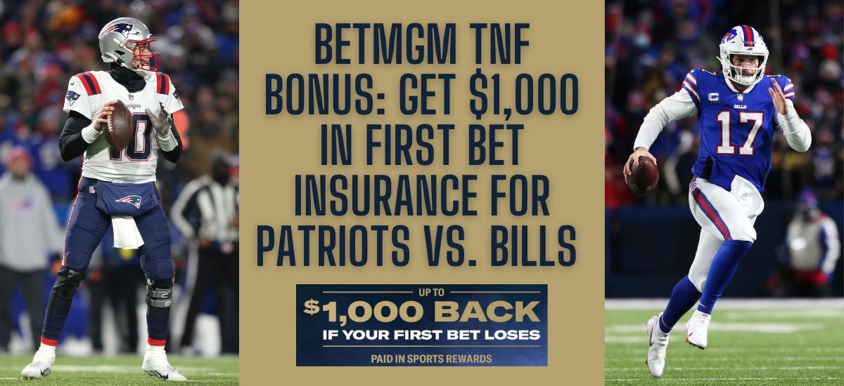 BetMGM bonus code for Monday Night Football: $1,000 risk-free on Bears vs.  Patriots 