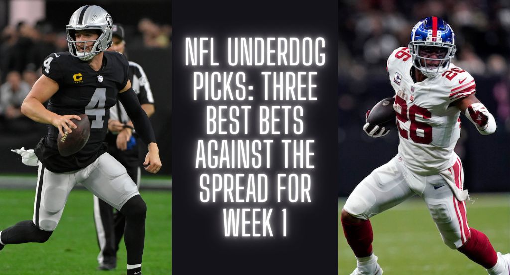 Week 1 NFL underdog picks: Back Giants, Lions against the spread