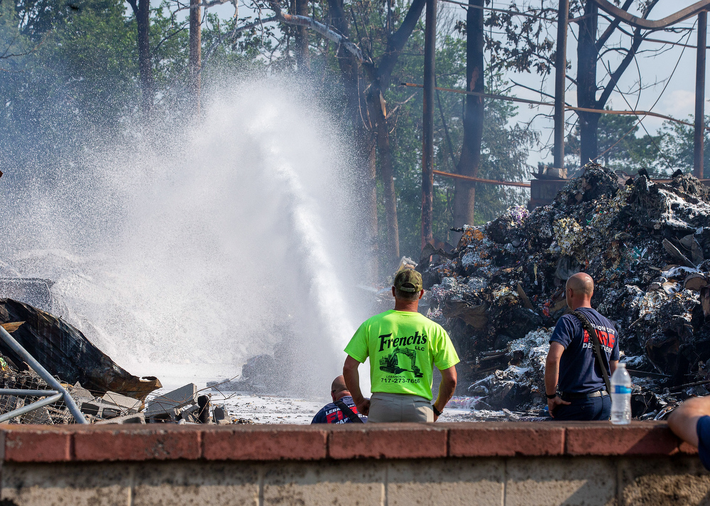 Firefighters spent nearly a full day battling 3alarm fire at central