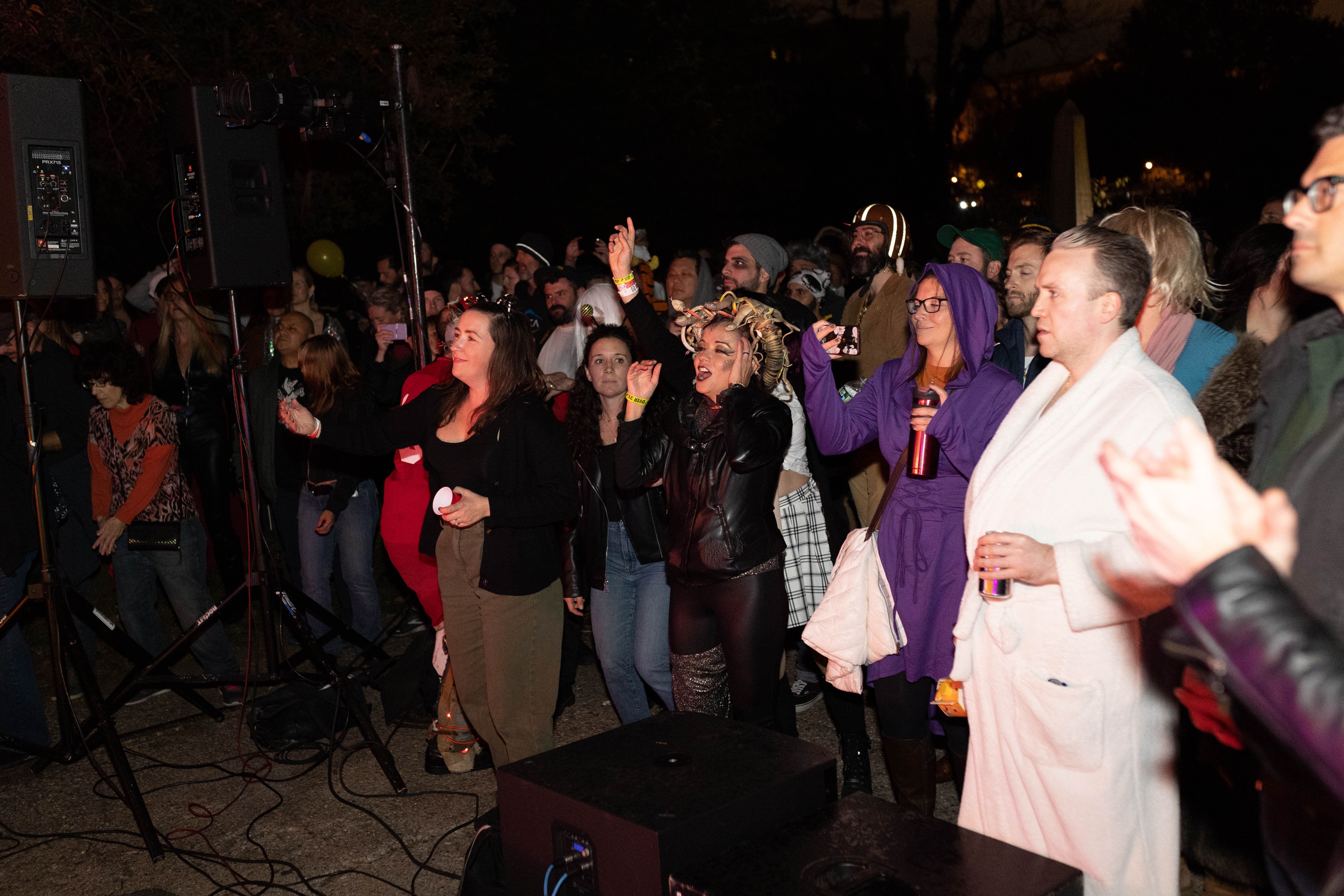 Ghost of Uncle Joe's concert at Jersey City and Harsimus Cemetery, Oct