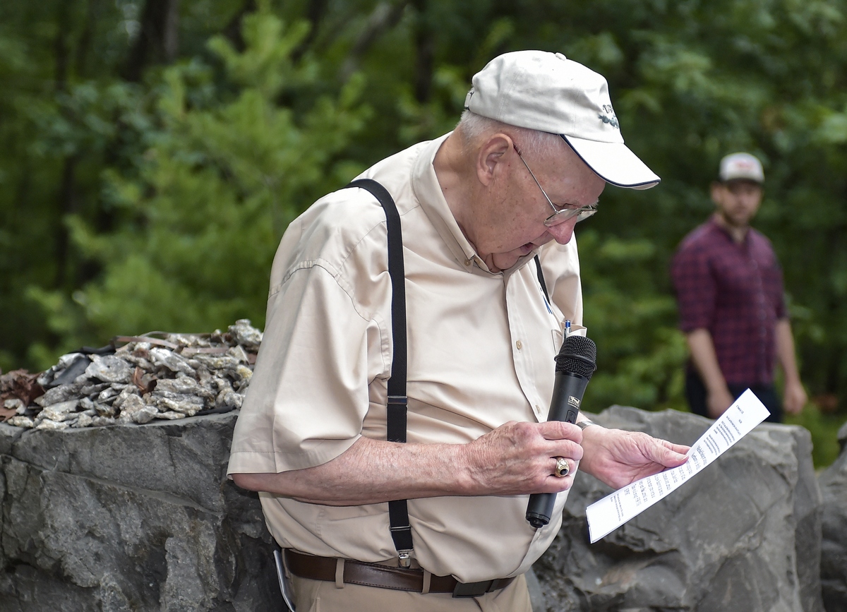 Mt. Tom B17 75th anniversary remembrance ceremony