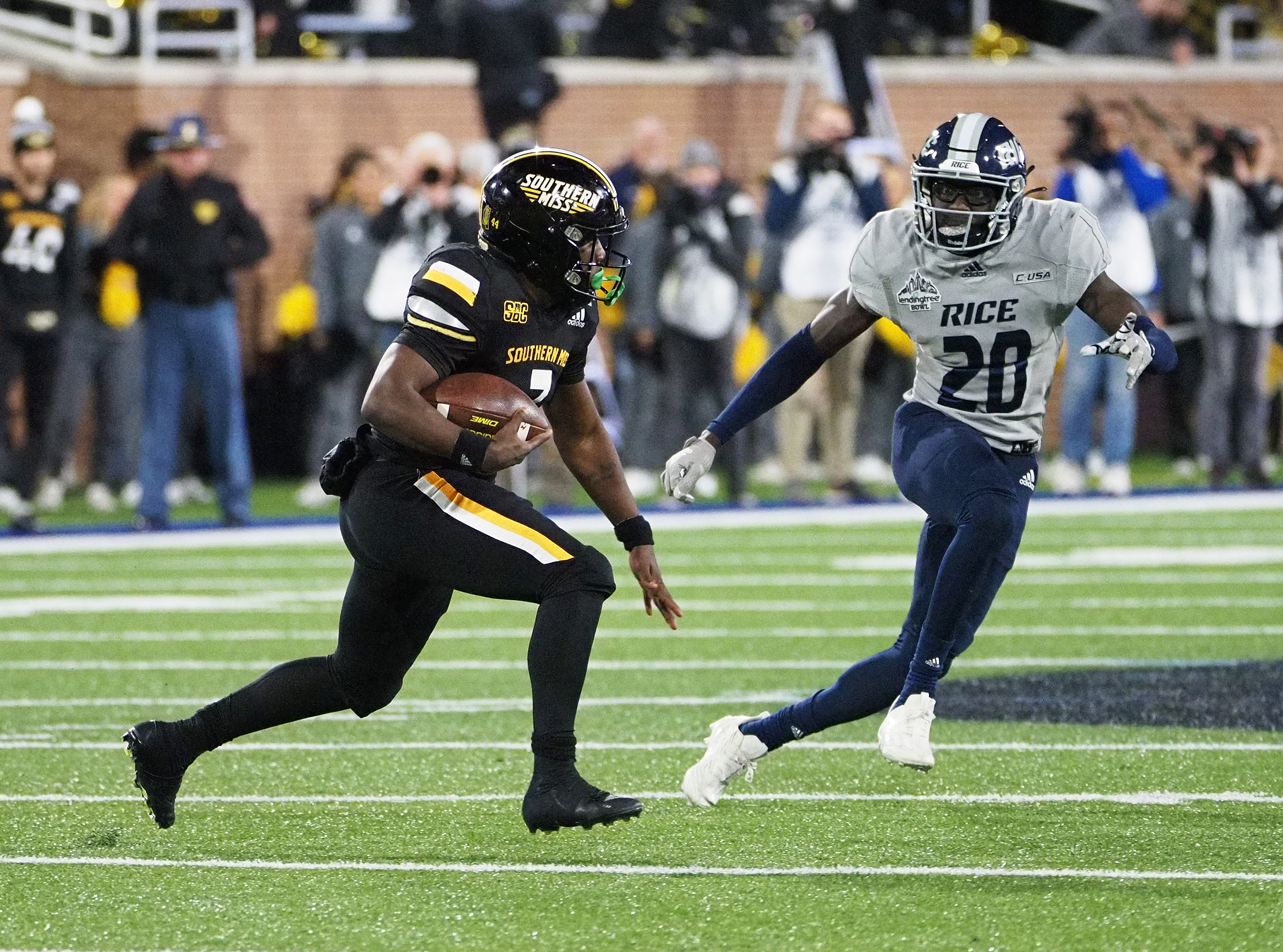 Frank Gore Jr. sets bowl rushing record in Southern Miss' 38-24 LendingTree  Bowl win over Rice - Underdog Dynasty