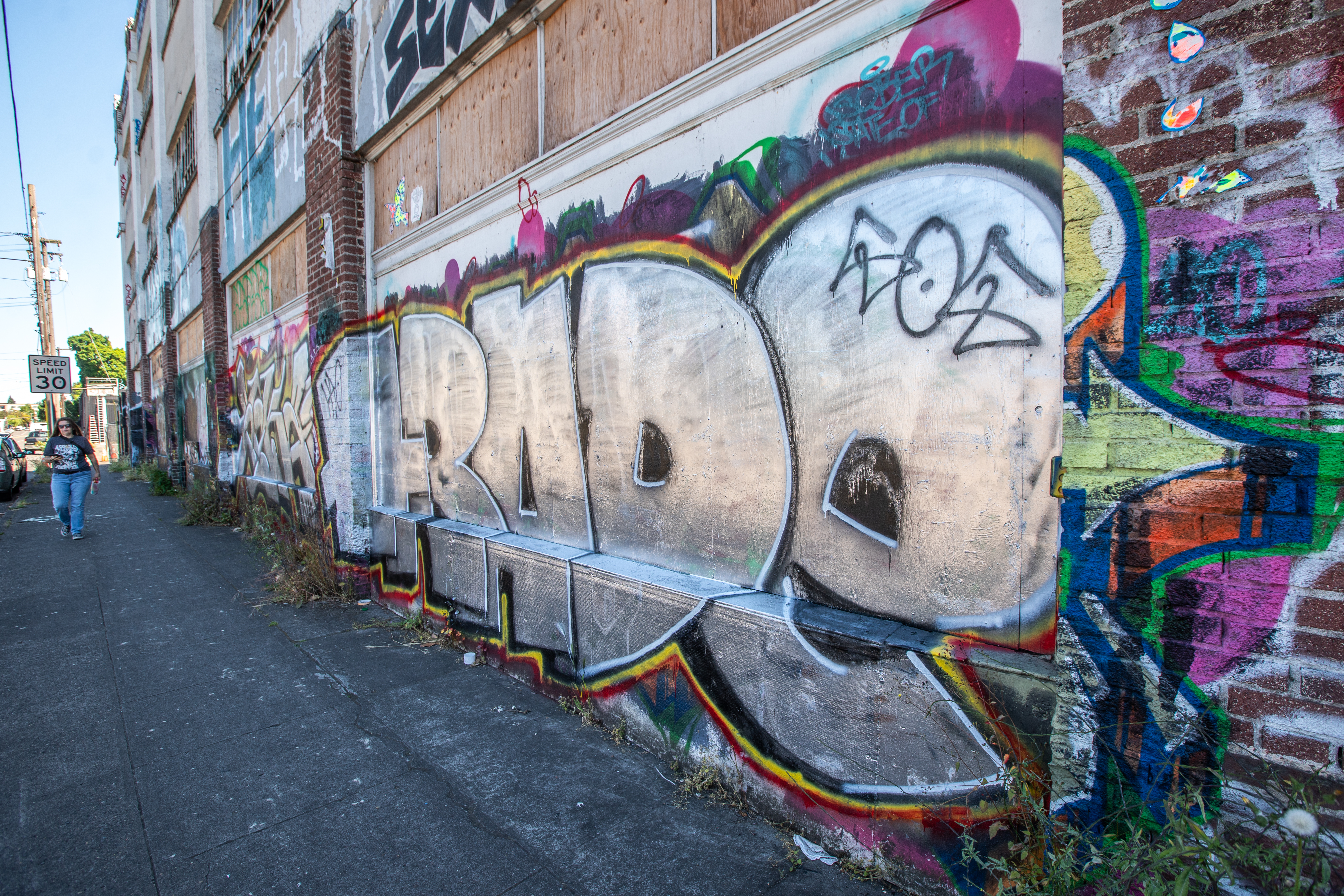 Graffiti abatement underway at Gordon's Fireplace 2026