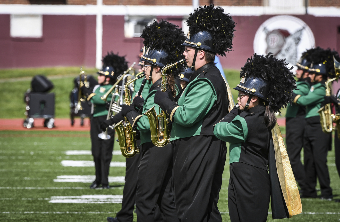 Stateliner Marching Band hosts Neil Boyer NJMBDA Marching Band Festival