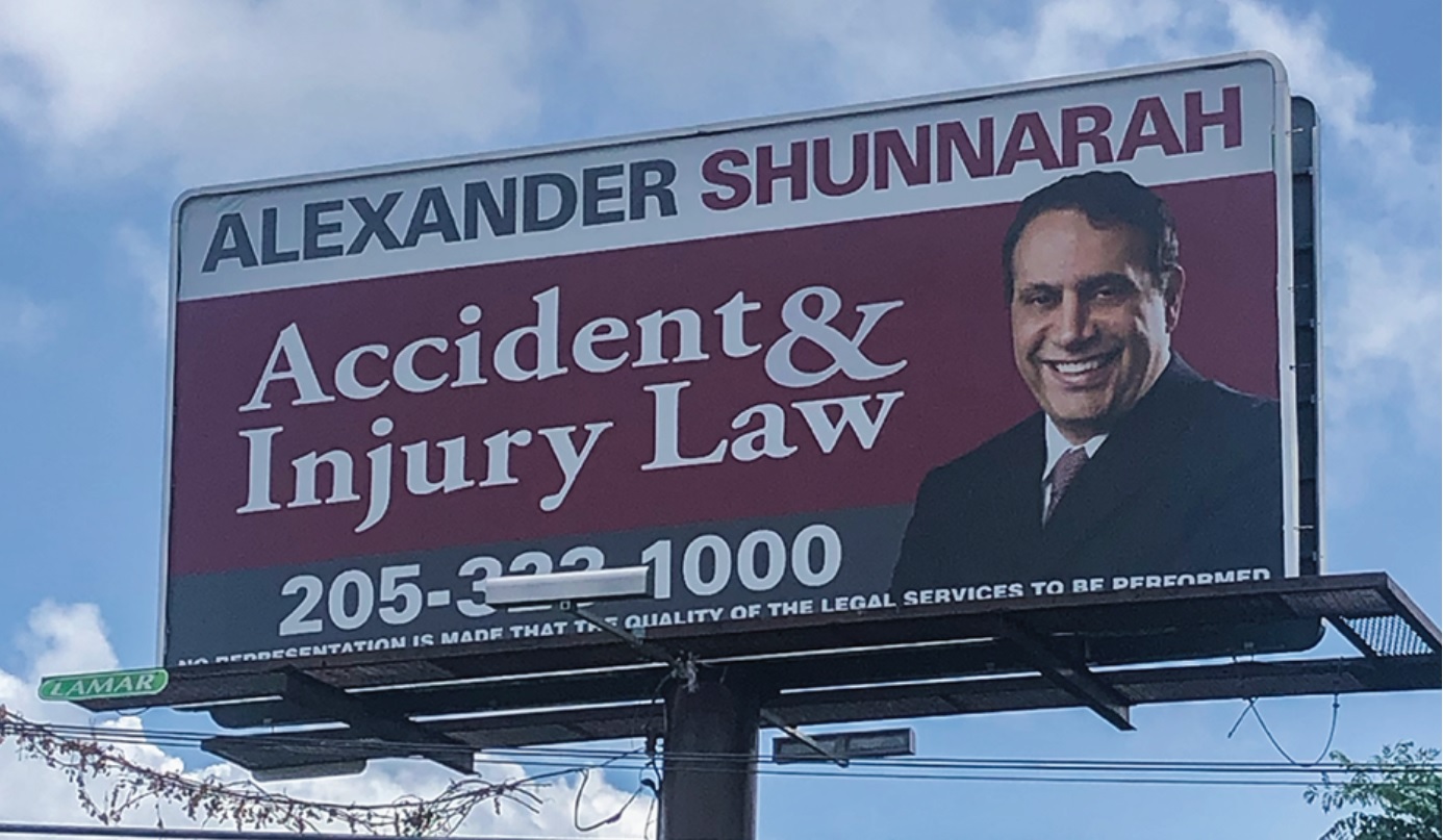 Alexander Shunnarah wants you ... to design a billboard - al.com