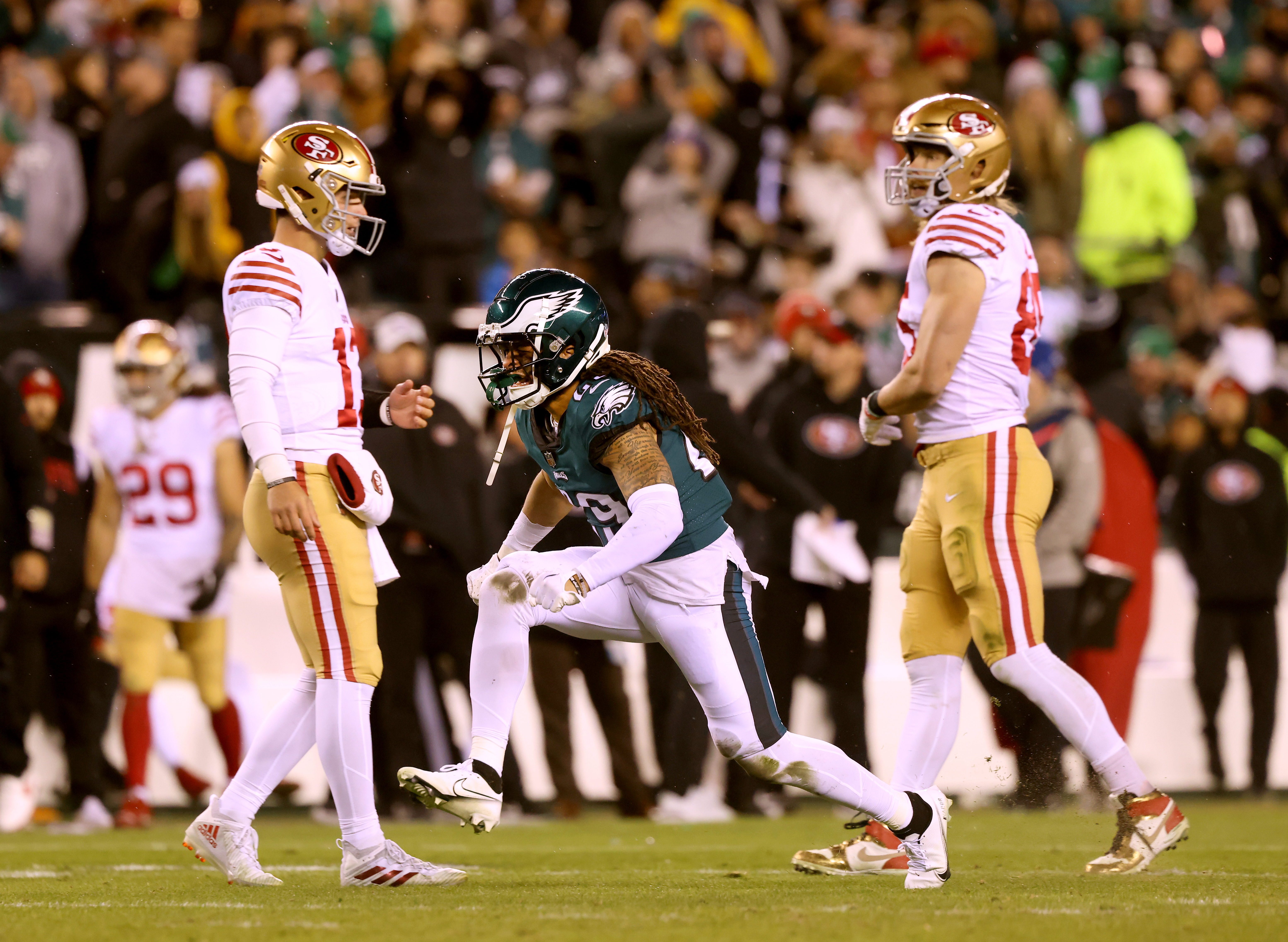 Photo: NFC Championship San Fransisco 49ers at Philadelphia Eagles -  PHI20230129155 