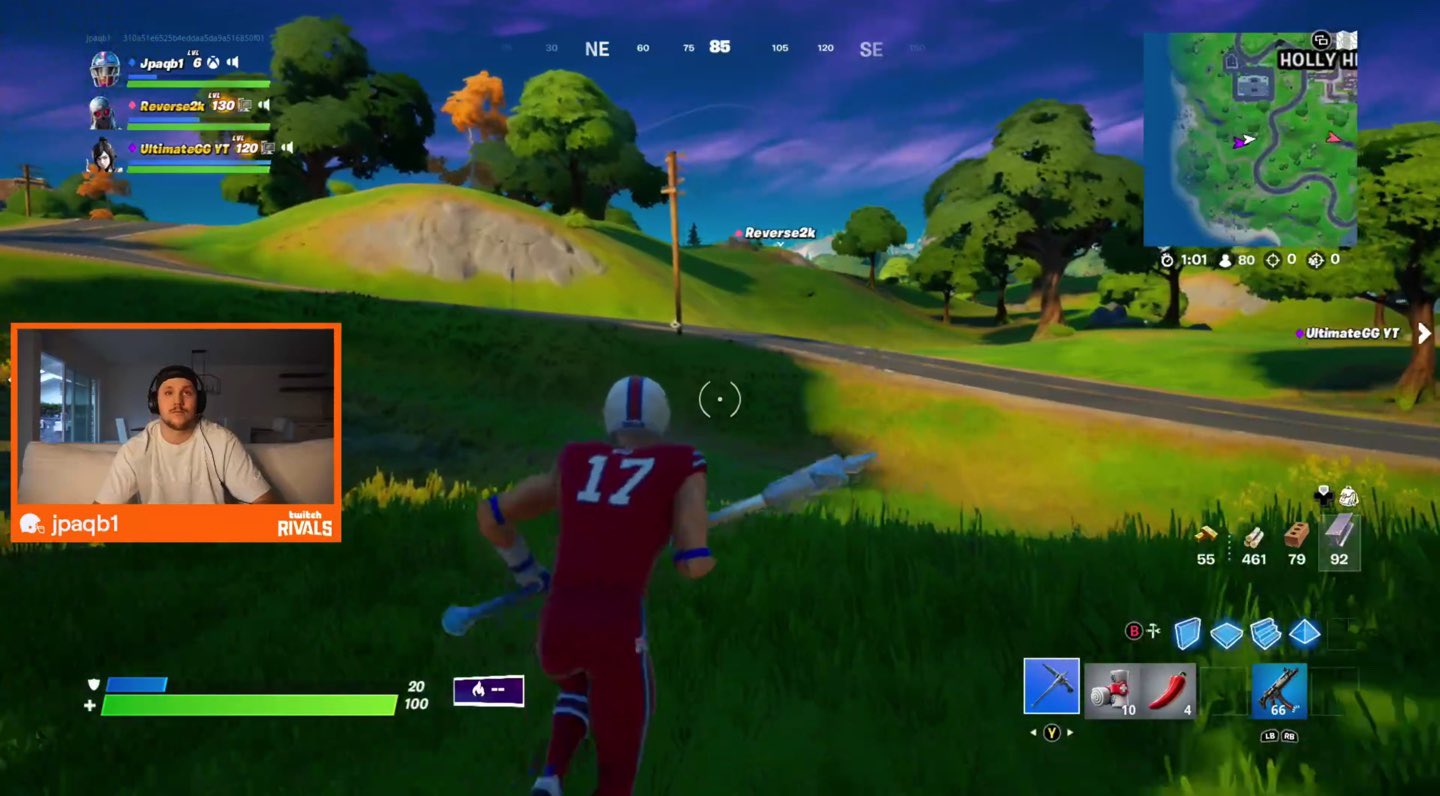 Twitch Rivals Super Bowl Fortnite tournament streamers and NFL players -  Polygon